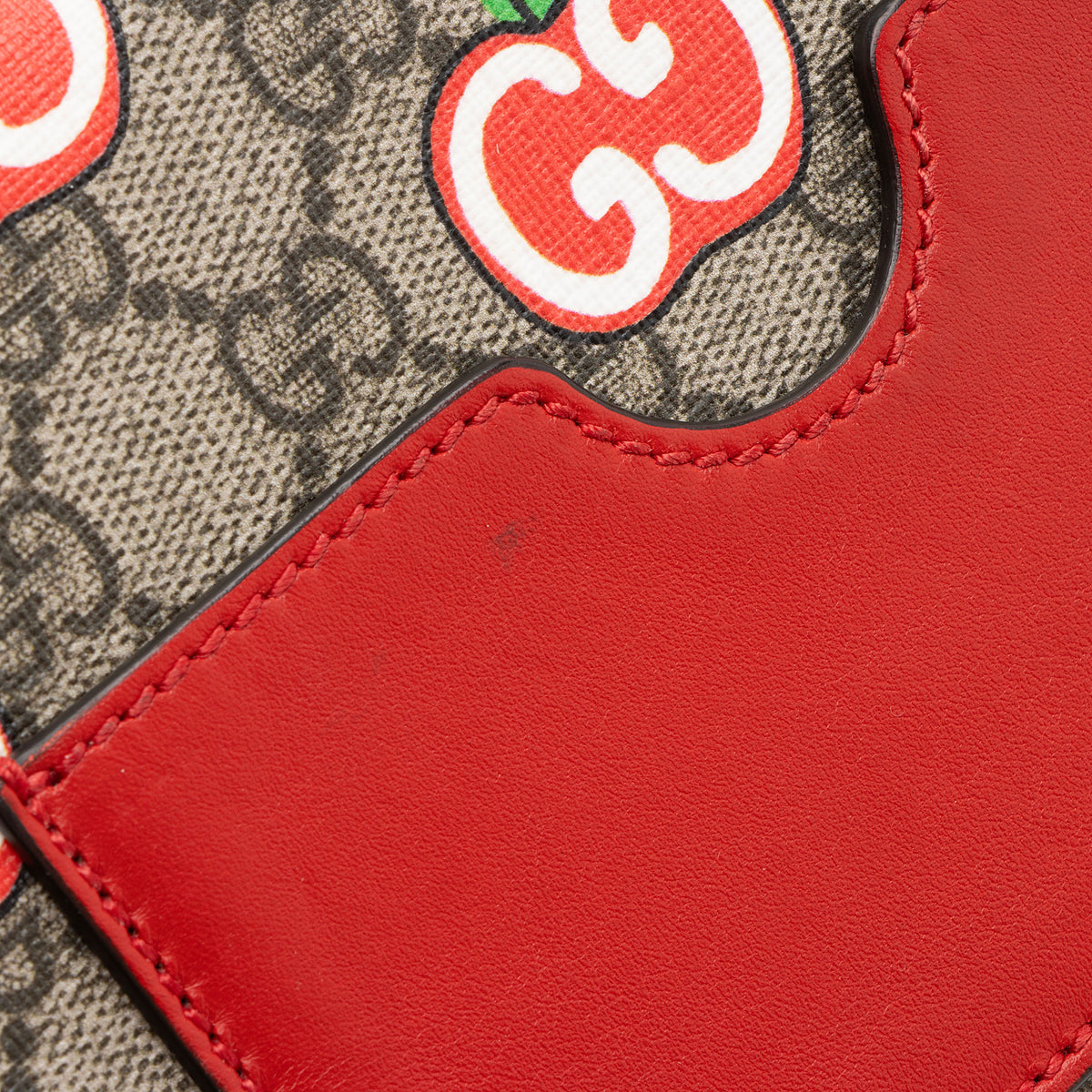 Gucci GG Supreme Apple Padlock Small Shoulder Bag