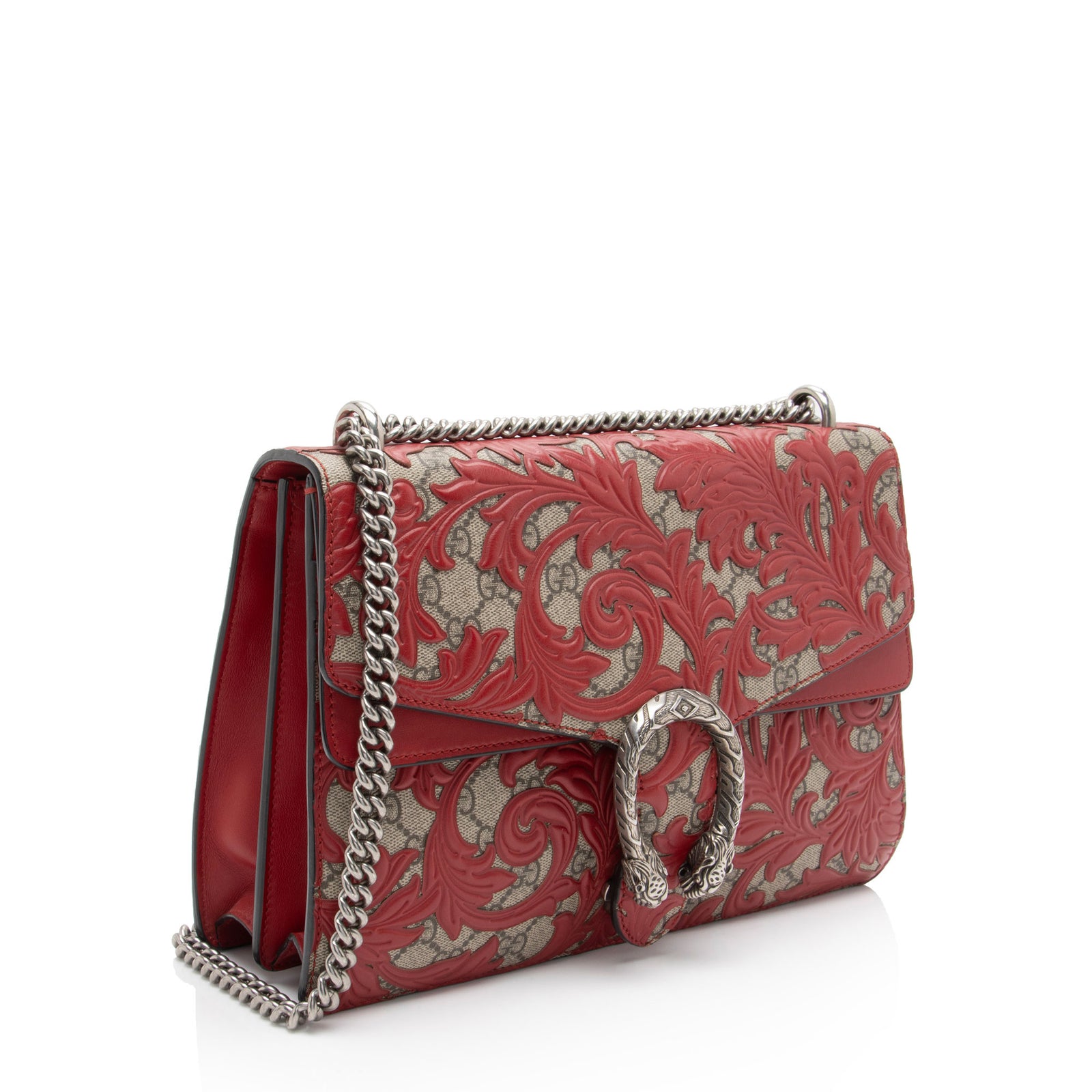 Gucci GG Supreme Arabesque Dionysus Medium Shoulder Bag SHF qVrzUr LuxeDH