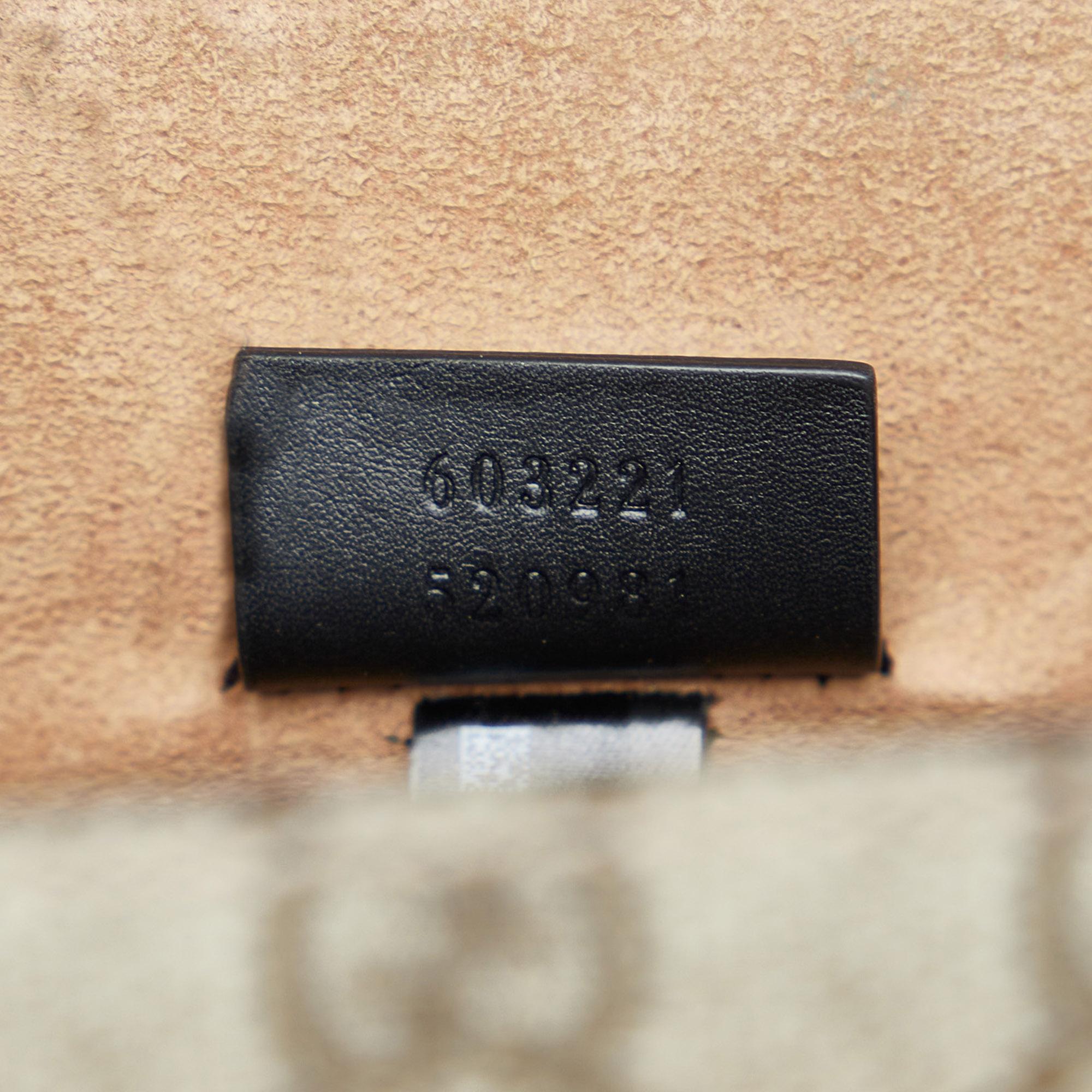 Gucci GG Supreme Bamboo Padlock Satchel (SHG-rOgtY6)