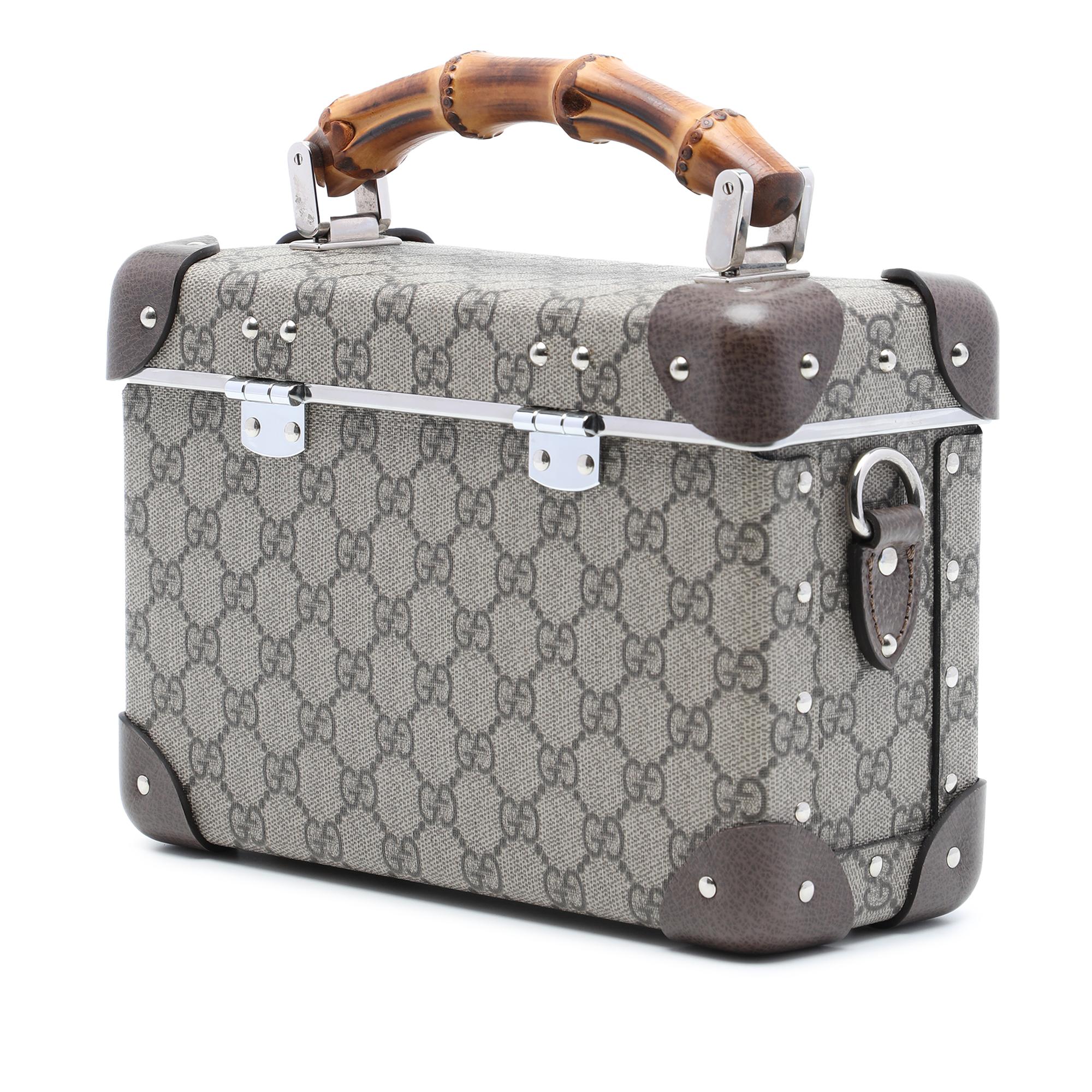 Gucci GG Supreme Bamboo Vanity Bag