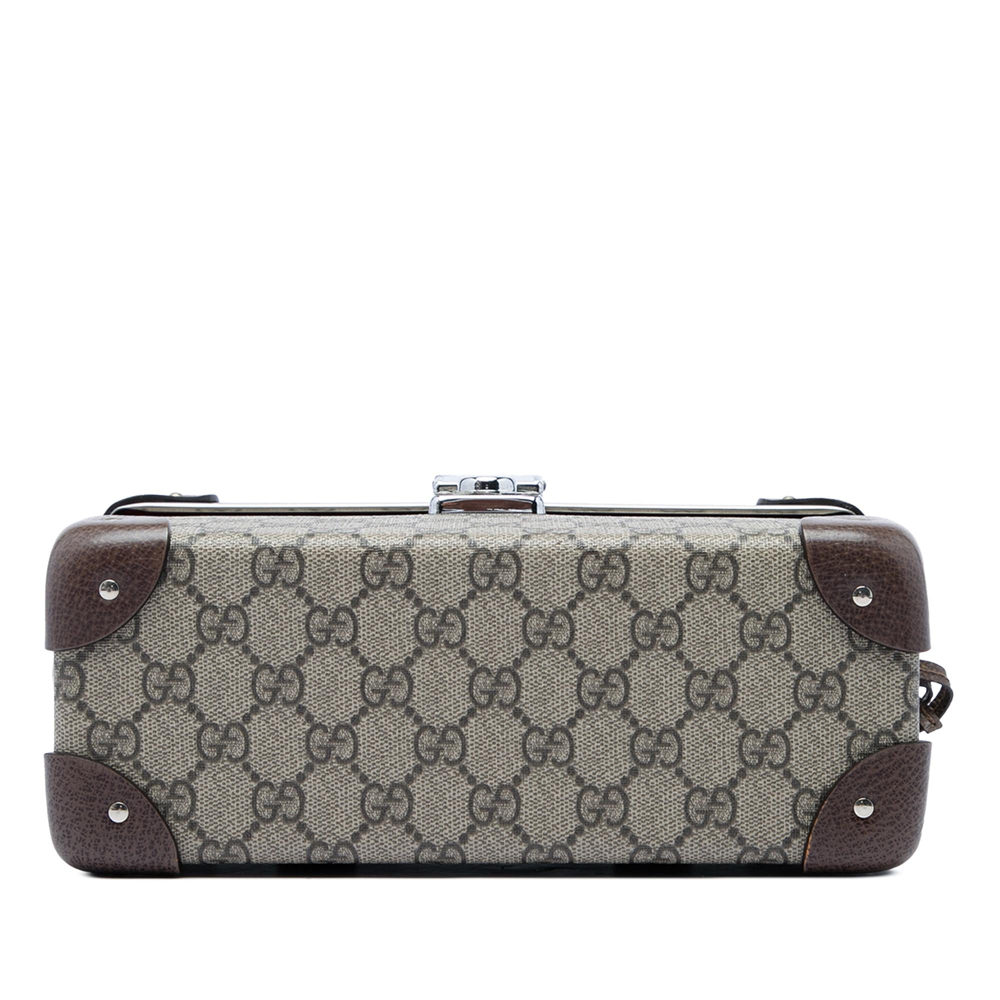 Gucci GG Supreme Bamboo Vanity Bag