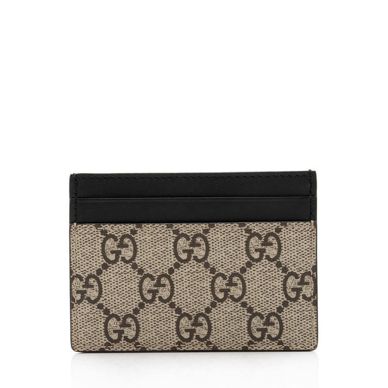 Gucci supreme bees card holder Clearance