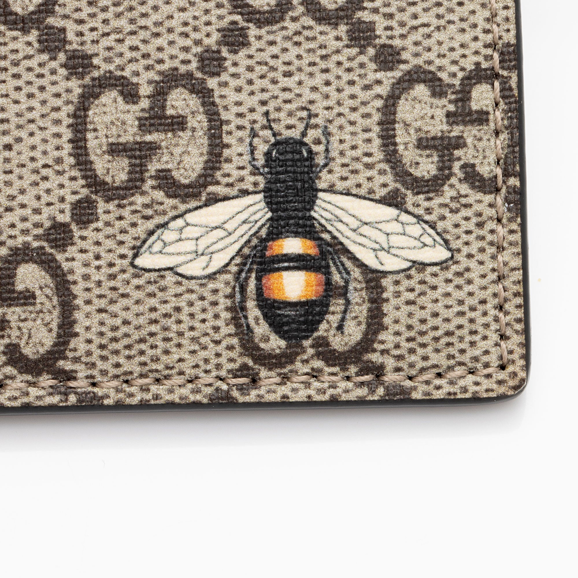 Gucci GG Supreme Bee Card Holder (SHF-ya4IYu)
