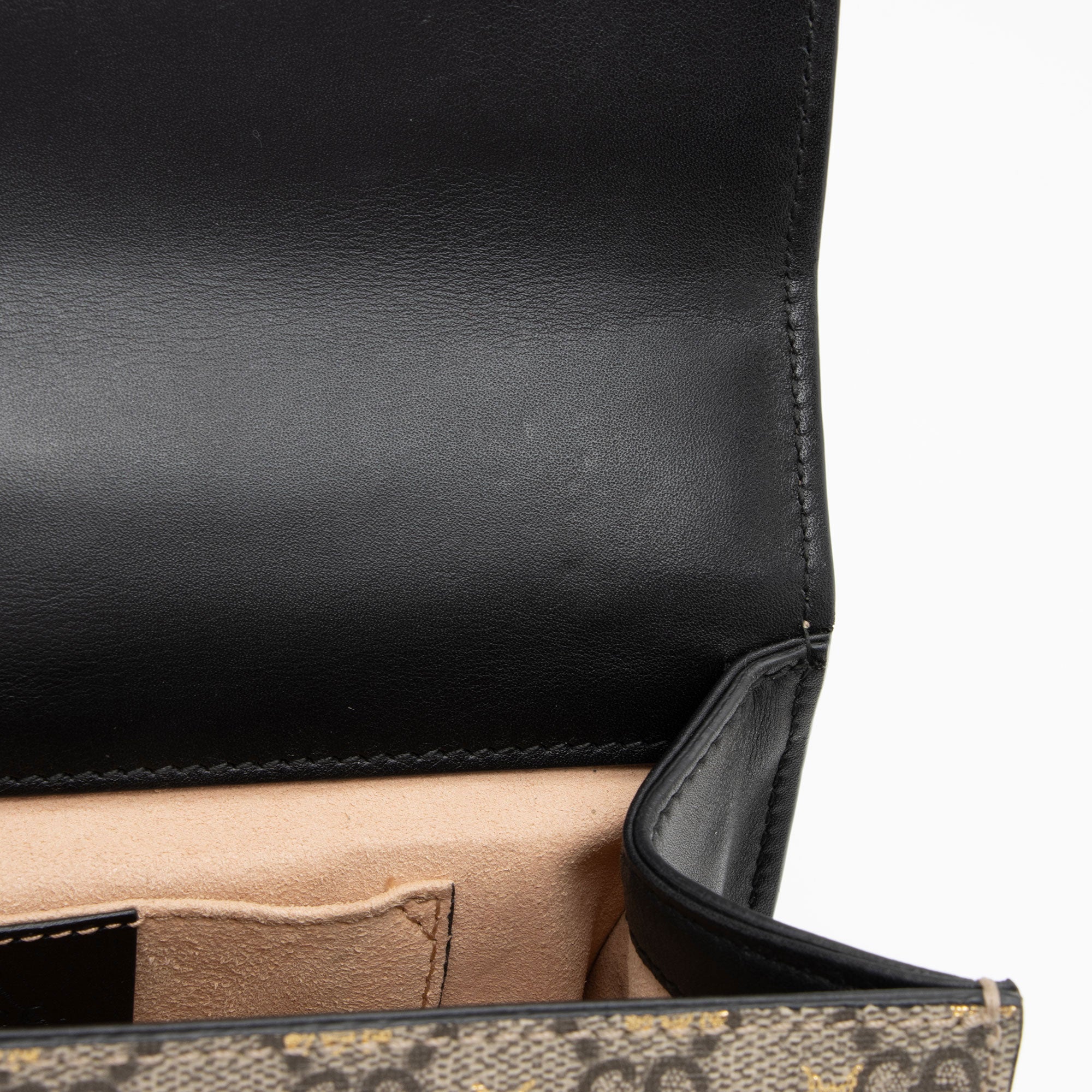 Gucci GG Supreme Bee Padlock Small Shoulder Bag (SHF-3QPOYF)