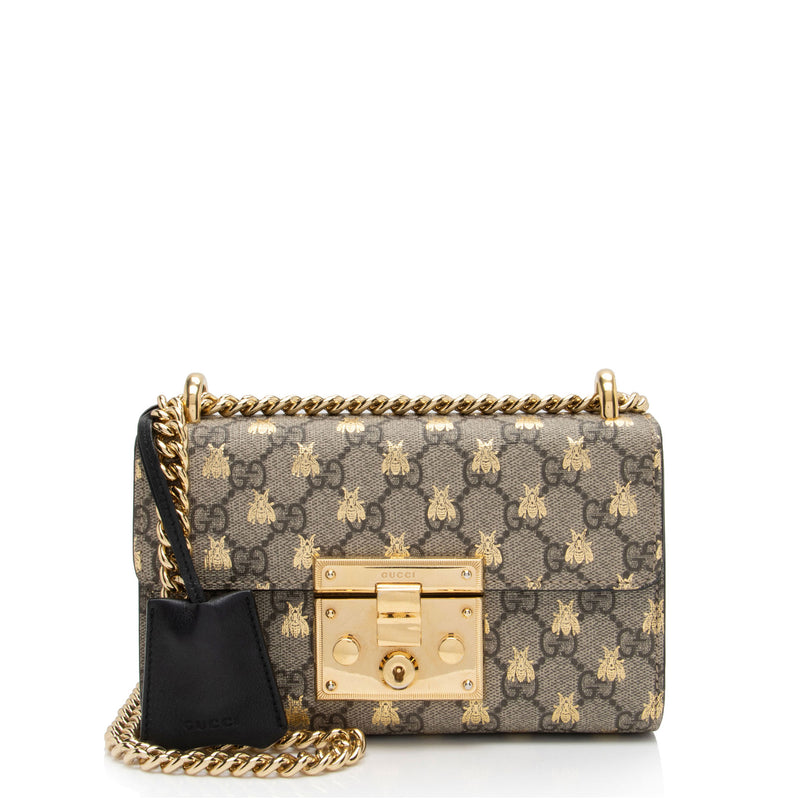 Padlock small gg bees shoulder bag store