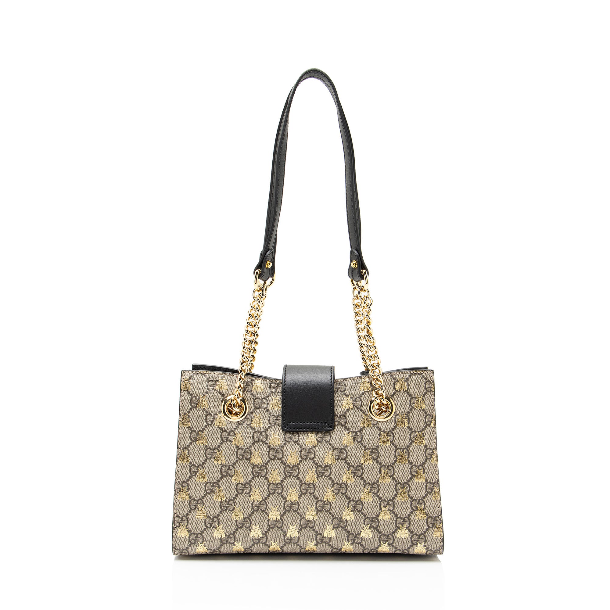 Gucci GG Supreme Bees Padlock Small Tote