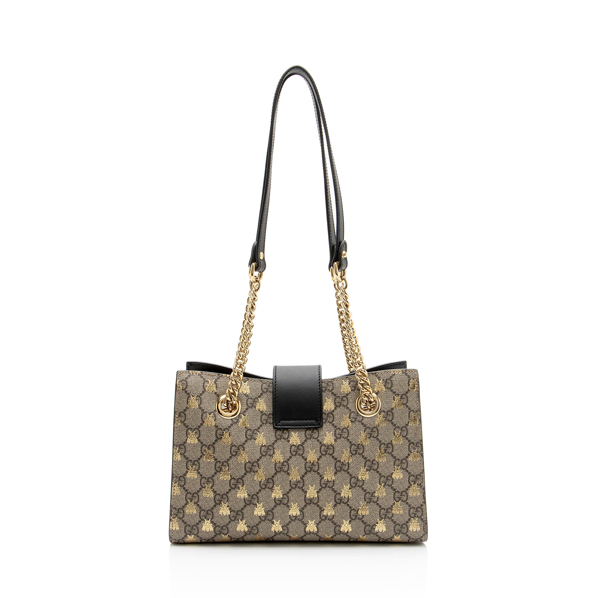 Gucci GG Supreme Bees Padlock Small Tote