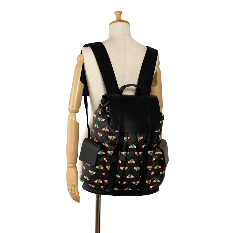 Gucci GG Supreme Bestiary Bee Backpack SHG RTlQ8e LuxeDH