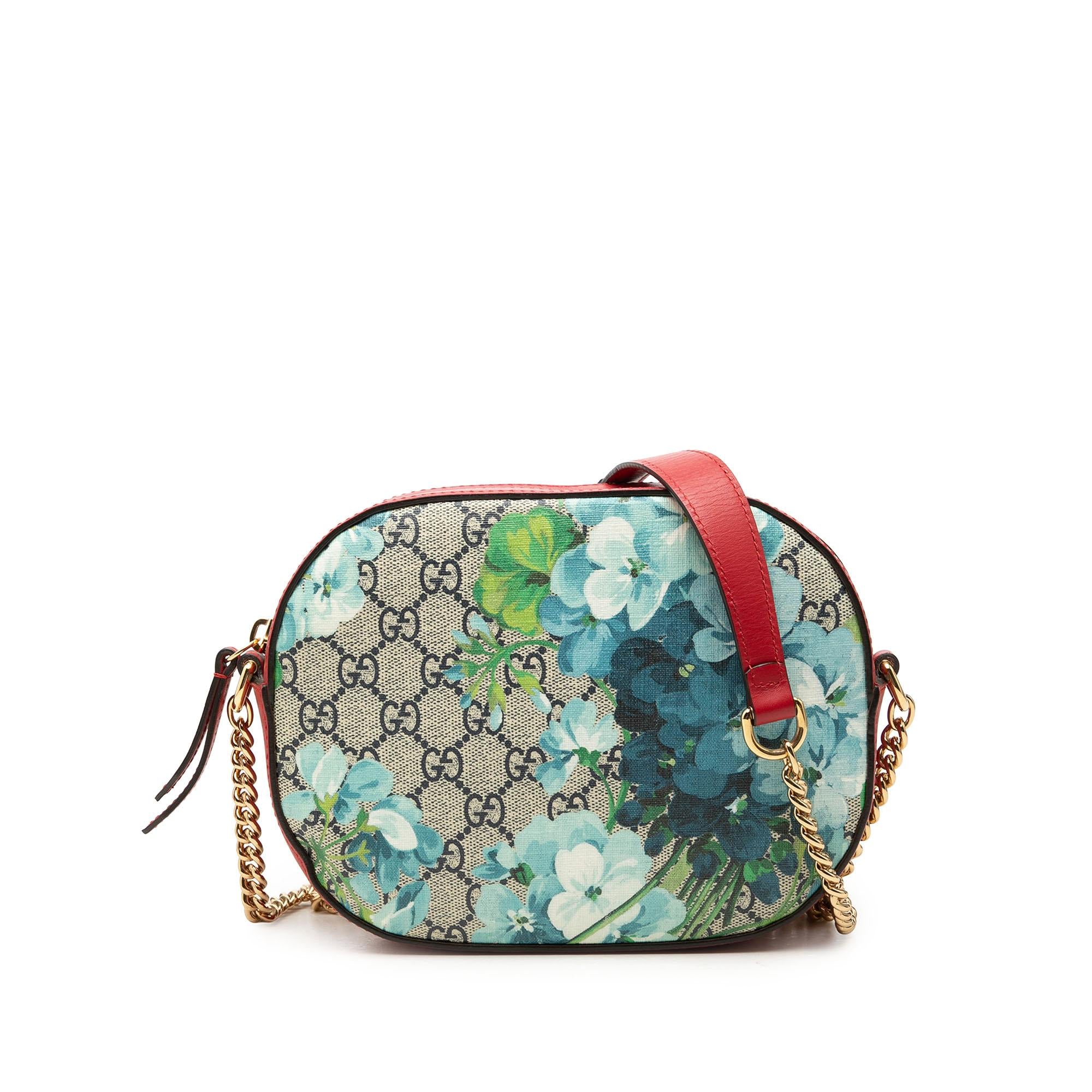 Gucci GG Supreme Blooms Chain Crossbody