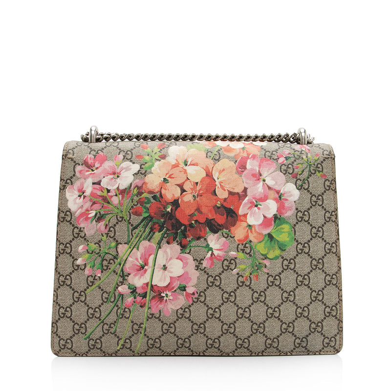 Gucci GG Supreme Blooms Dionysus Medium Shoulder Bag (SHF-sUU0yj)