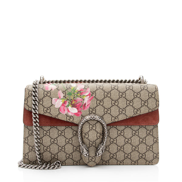 Gucci GG Supreme Blooms Dionysus Small Shoulder Bag (SHF-12fzKV)