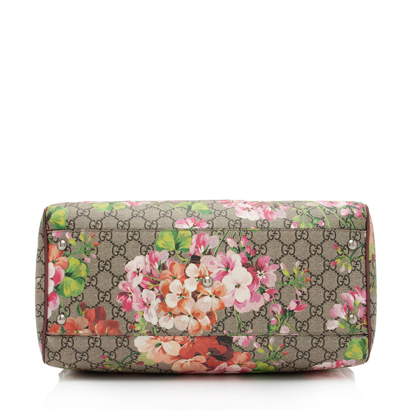 Gucci GG Supreme Blooms Boston Bag (SHF-Nm9g8A) – LuxeDH