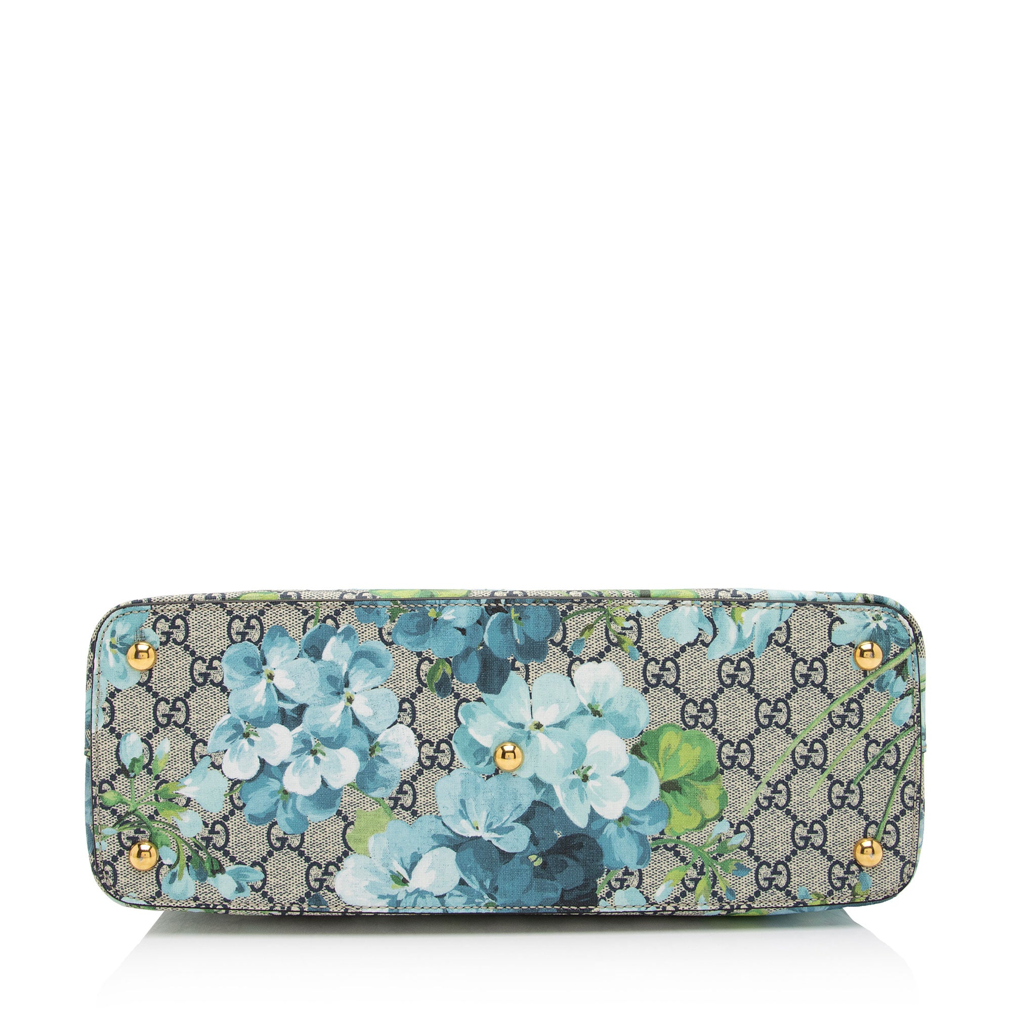 Gucci GG Supreme Blooms Medium Zip Tote