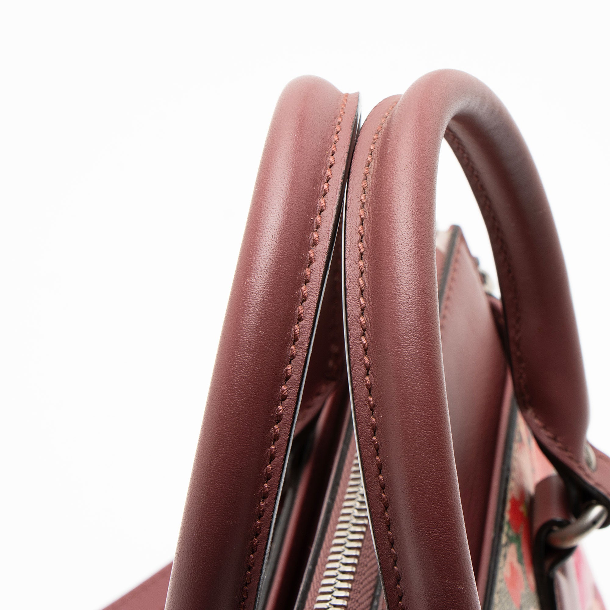 Gucci GG Supreme Blooms Mini Zip Tote