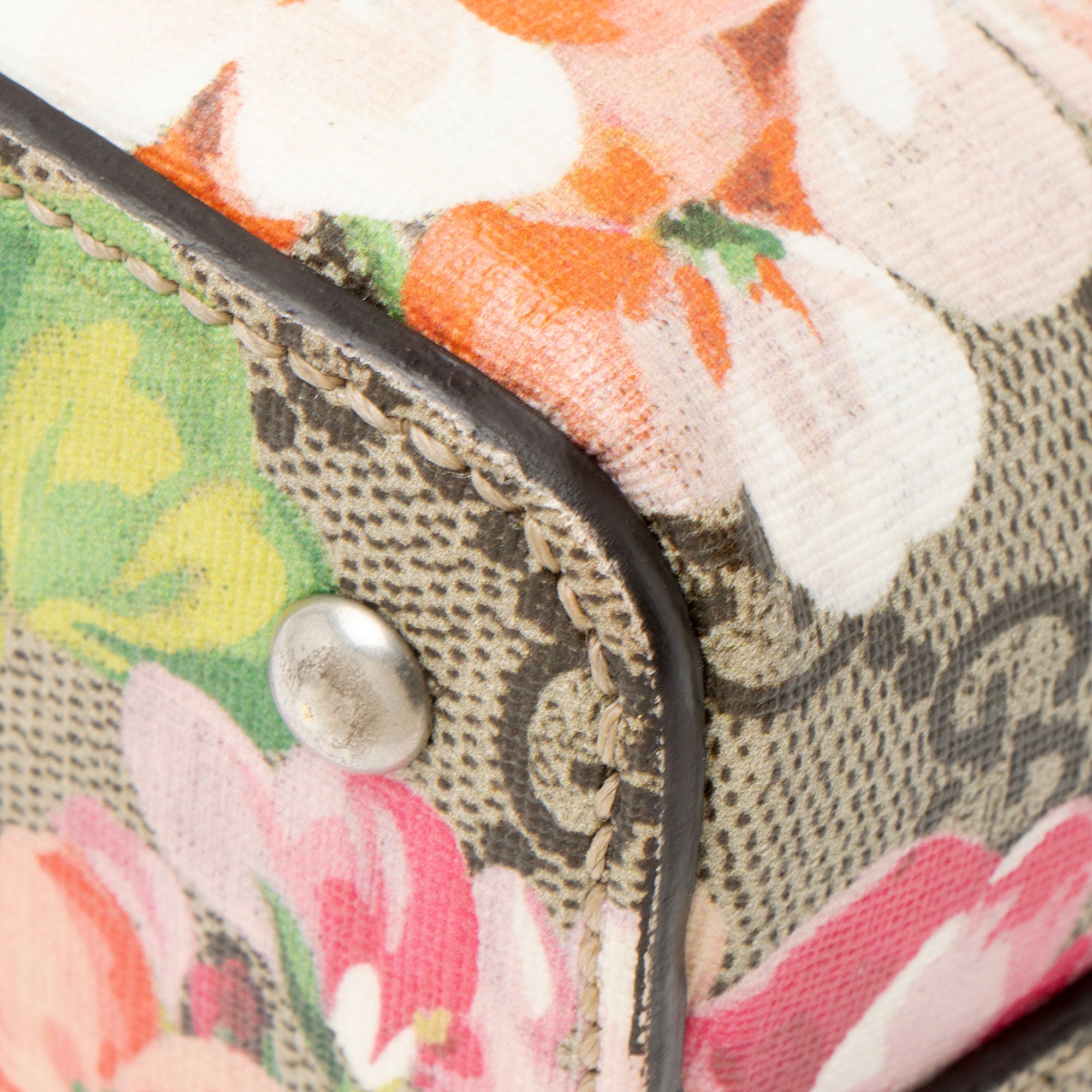 Gucci GG Supreme Blooms Mini Zip Tote