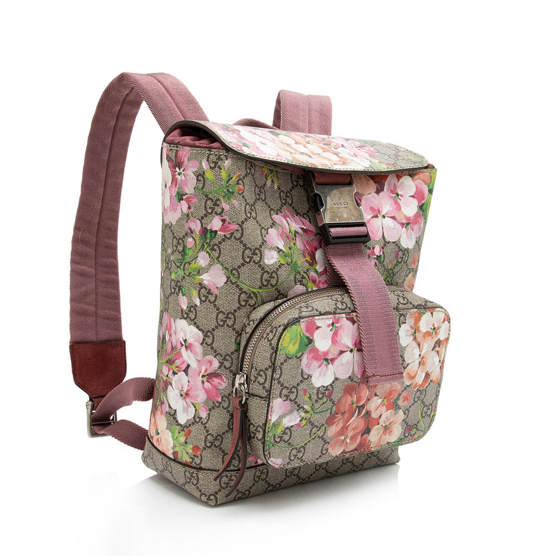Gucci GG Supreme Blooms Small Backpack (SHF-cWyqbN)