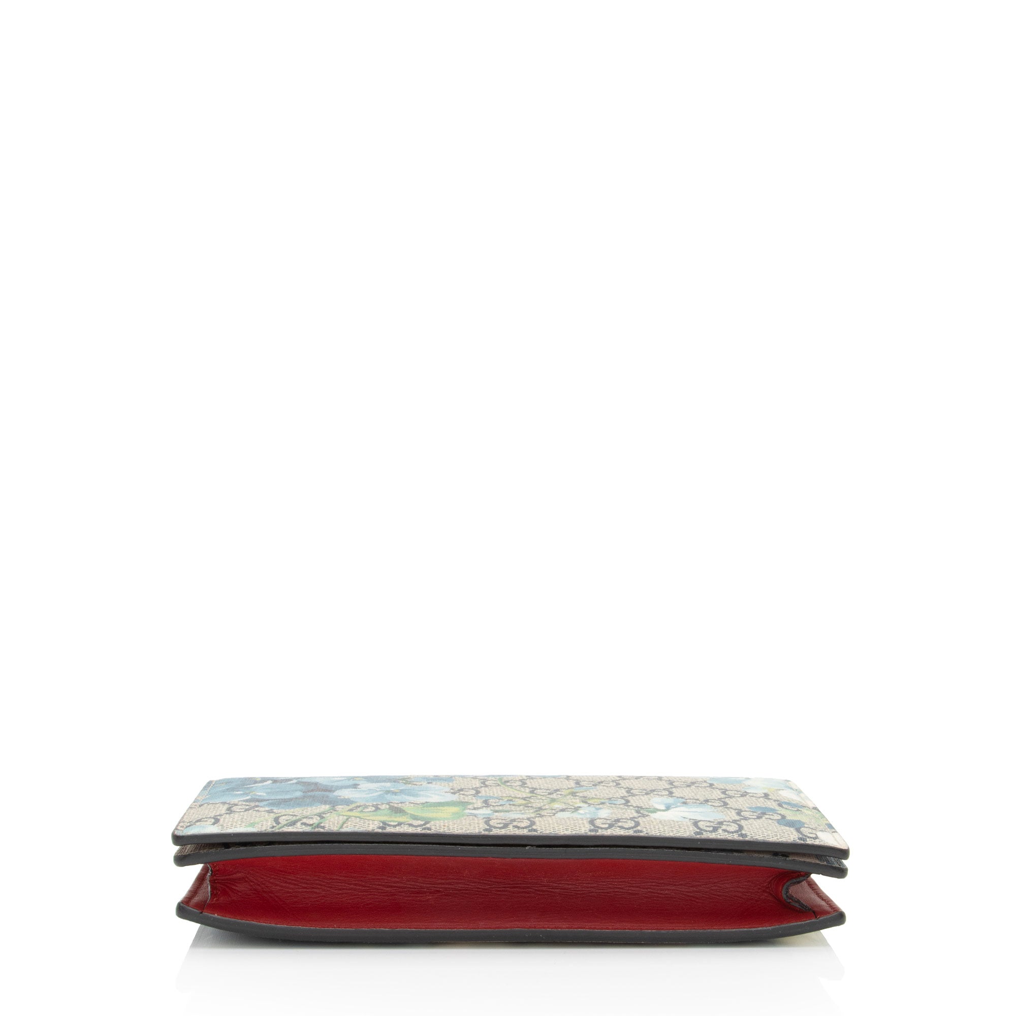 Gucci GG Supreme Blooms Wallet on Chain (SHF-QnKgUn)