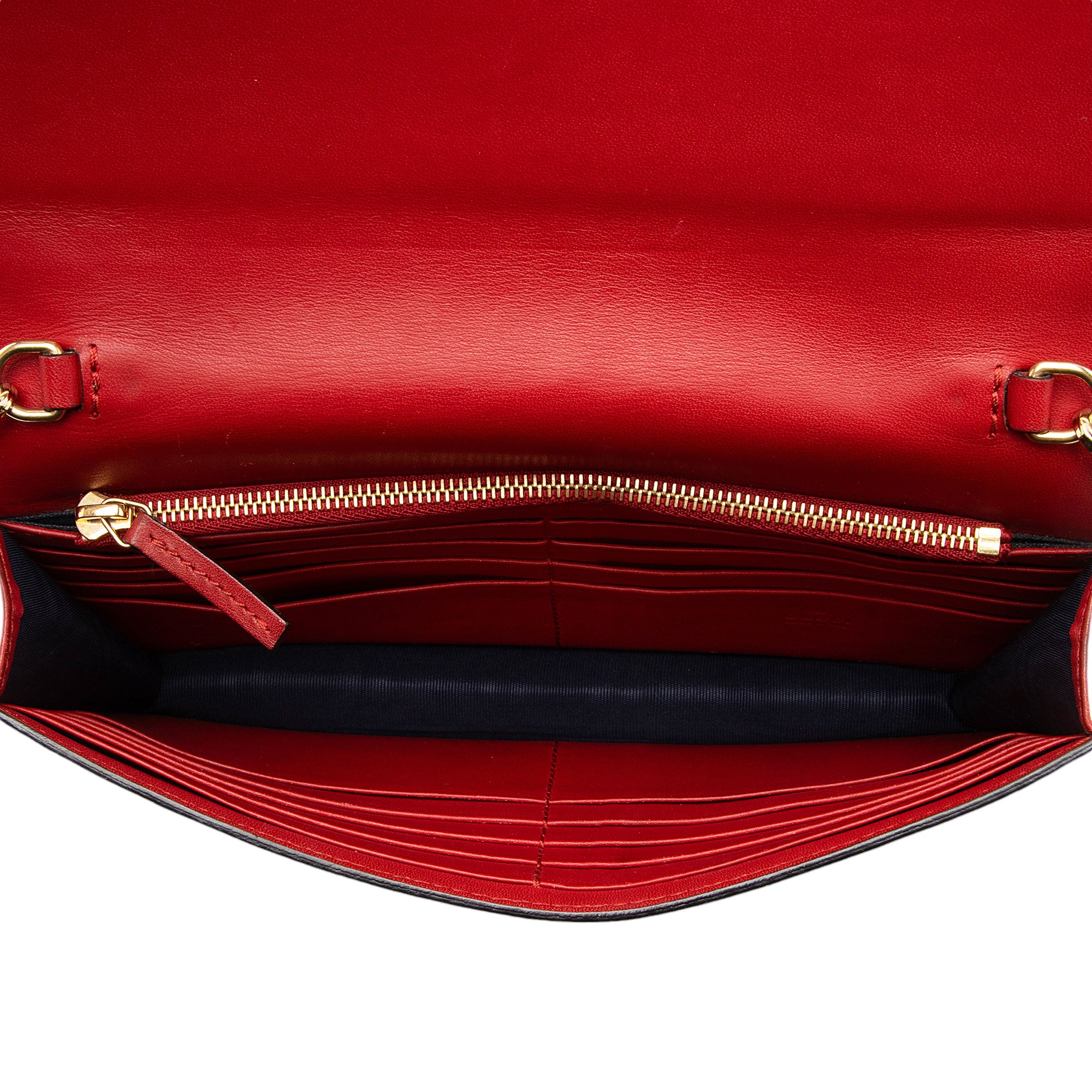 Gucci GG Supreme Blooms Wallet on Chain (SHF-QnKgUn)