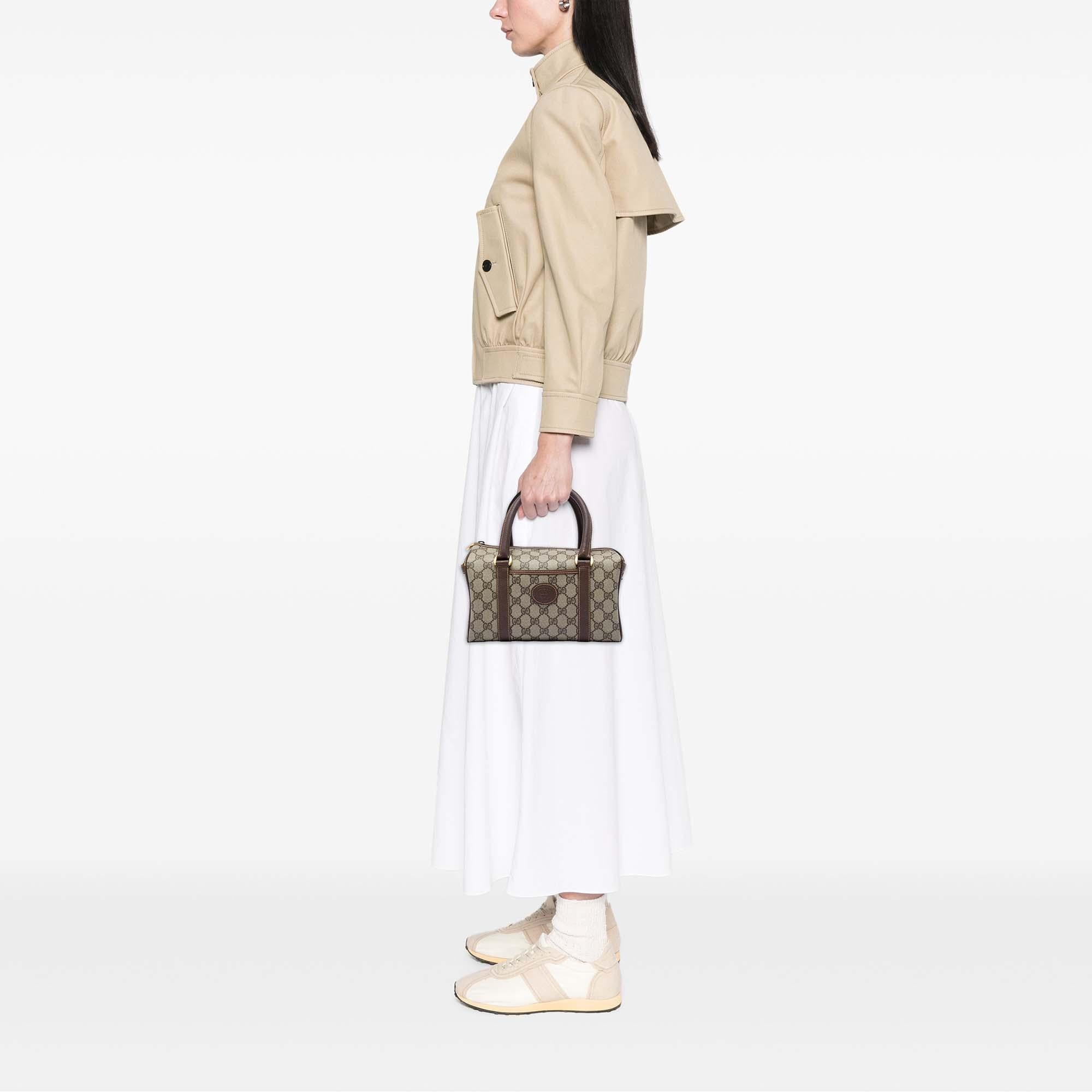 Gucci GG Supreme Boston Bag
