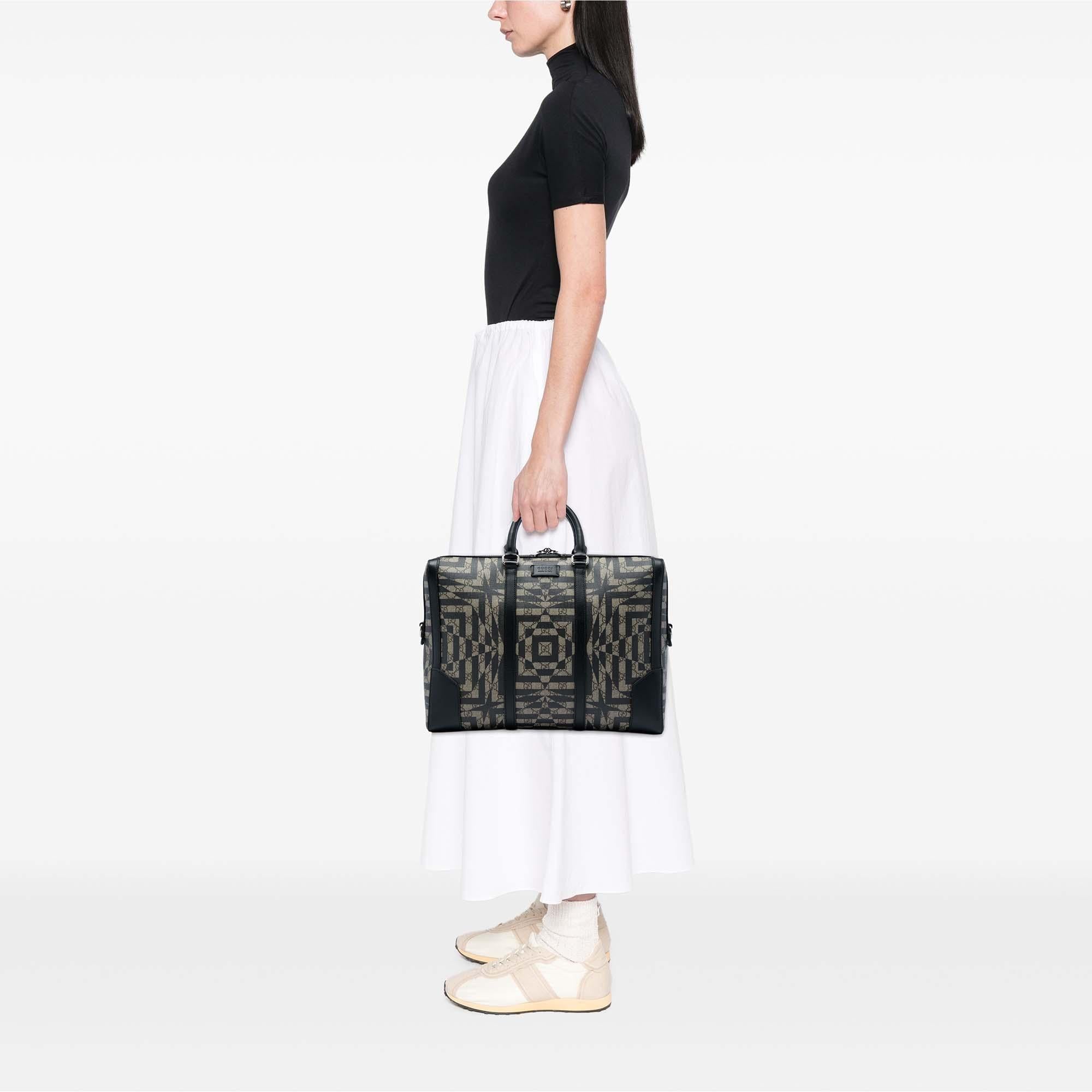 Gucci GG Supreme Caleido Eden Briefcase