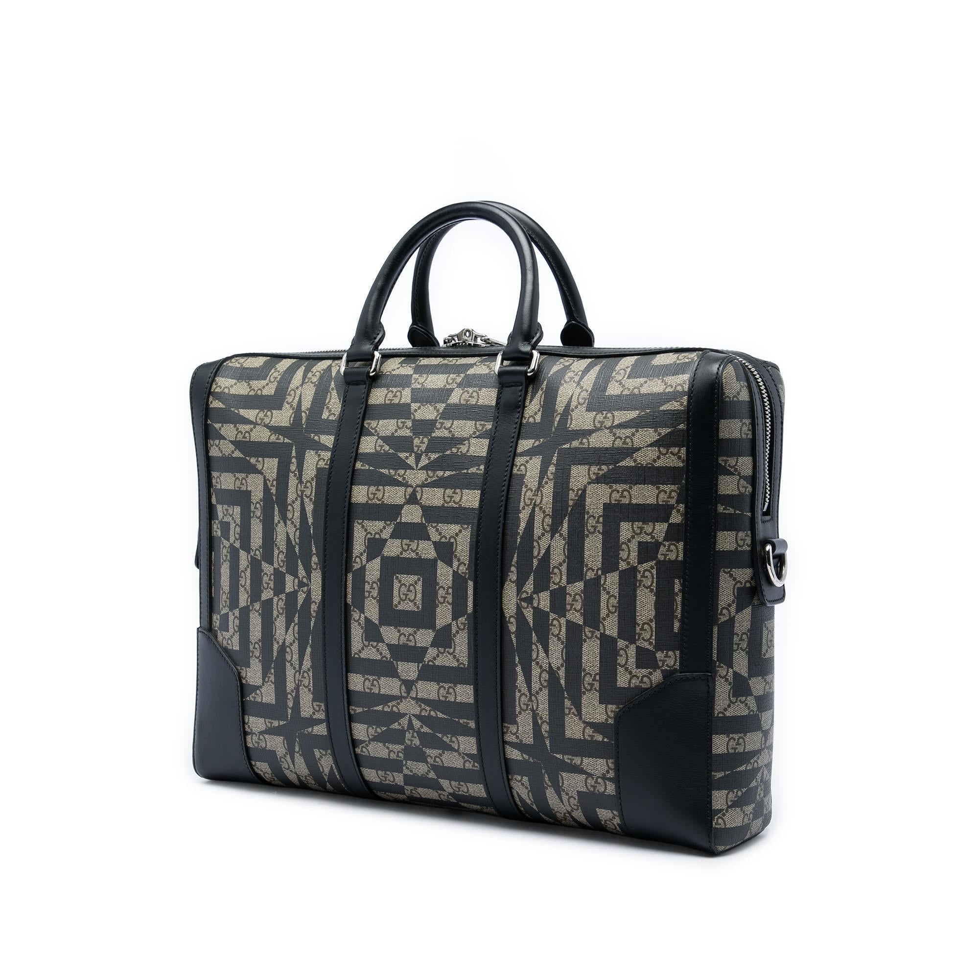 Gucci GG Supreme Caleido Eden Briefcase