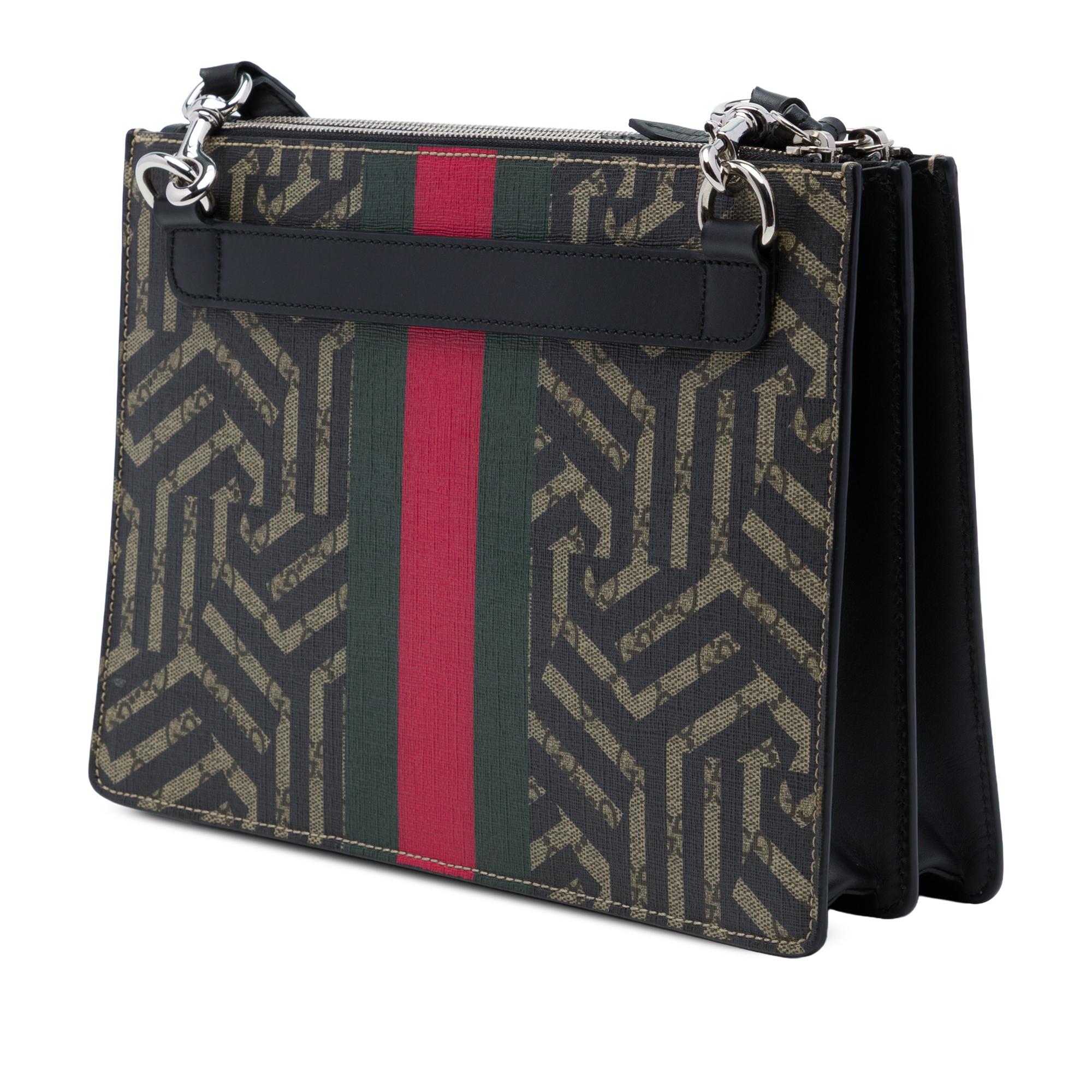 Gucci GG Supreme Caleido Web Bee Crossbody