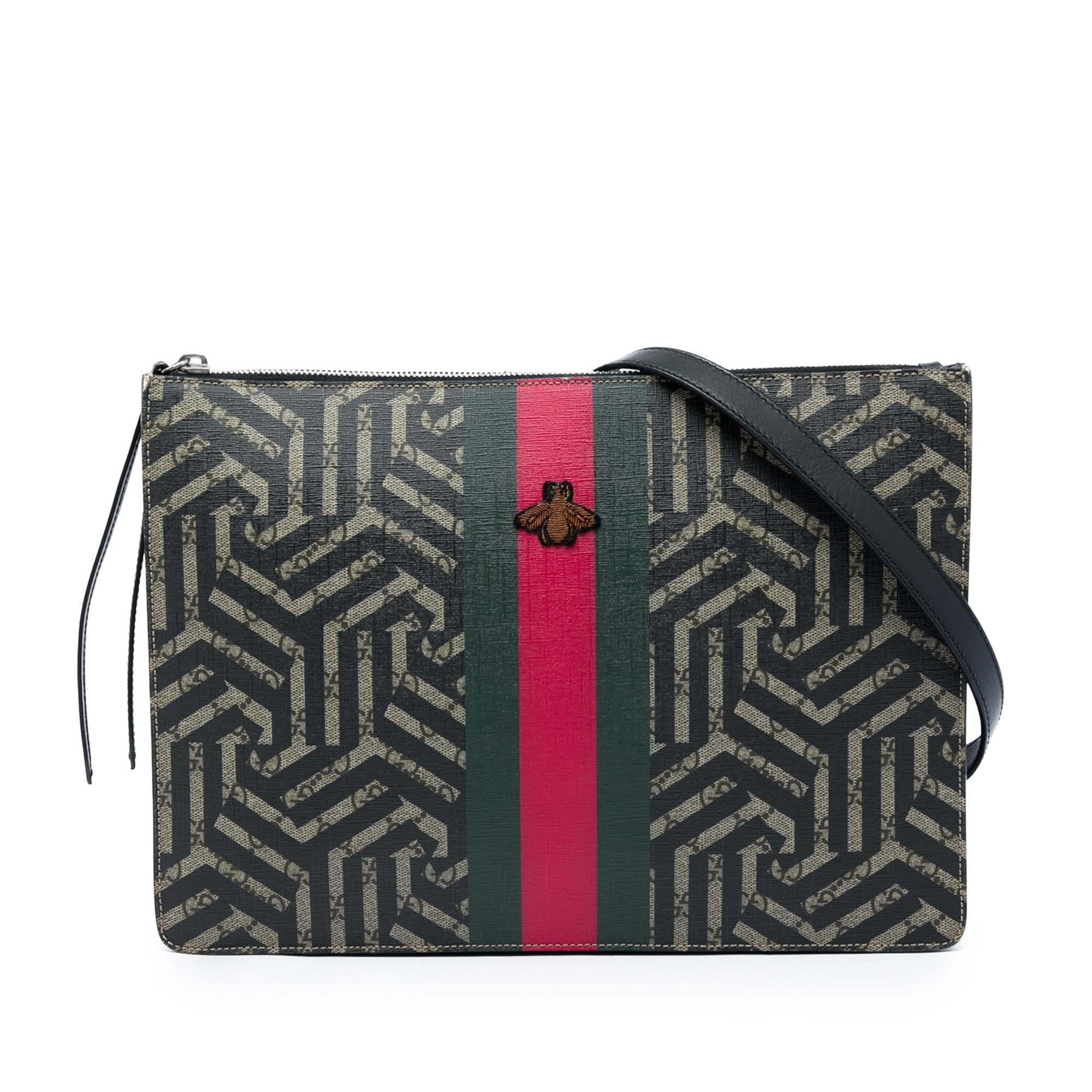 Gucci GG Supreme Caleido Web Messenger Bag