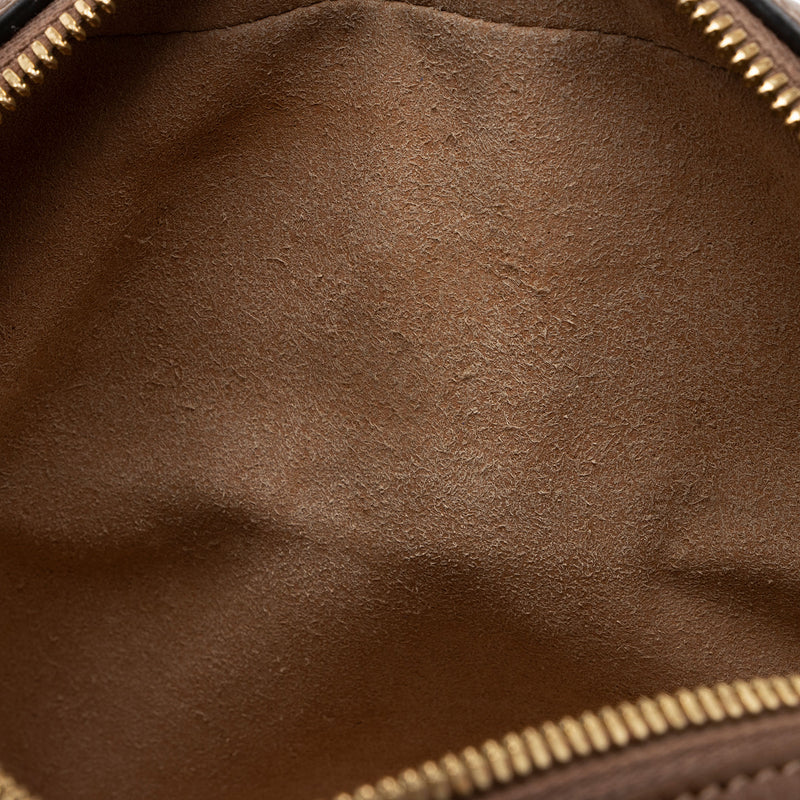 Gucci GG Supreme Calfskin Horsebit 1955 Small Shoulder Bag (SHF-EumYCS)