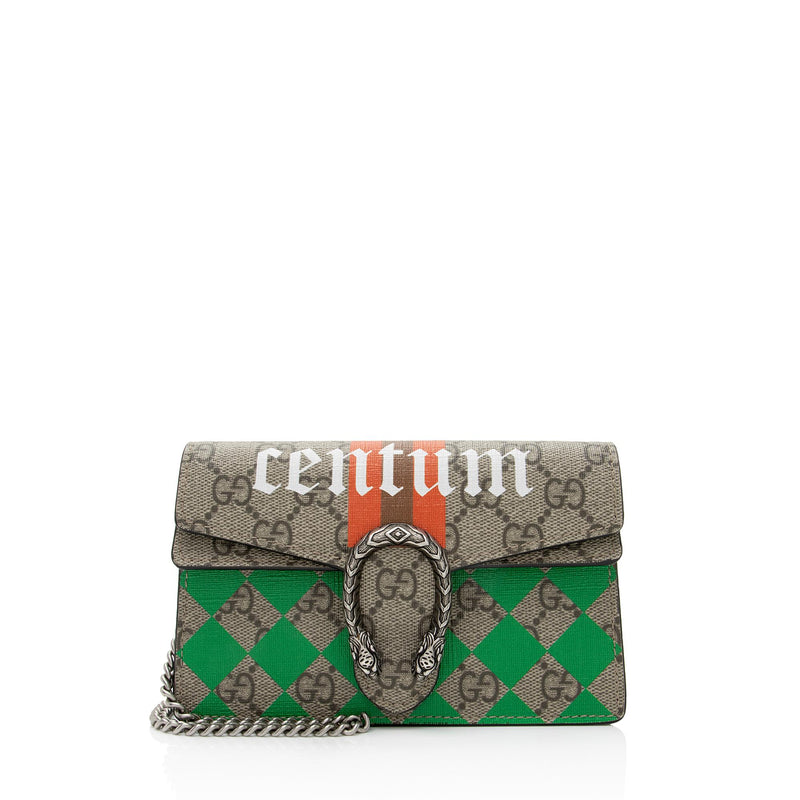 Gucci GG Supreme Centum Dionysus Super Mini Bag (SHF-nCrSGn)