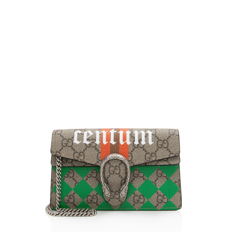 Gucci GG Supreme Centum Dionysus Super Mini Bag (SHF-dH3tpw)