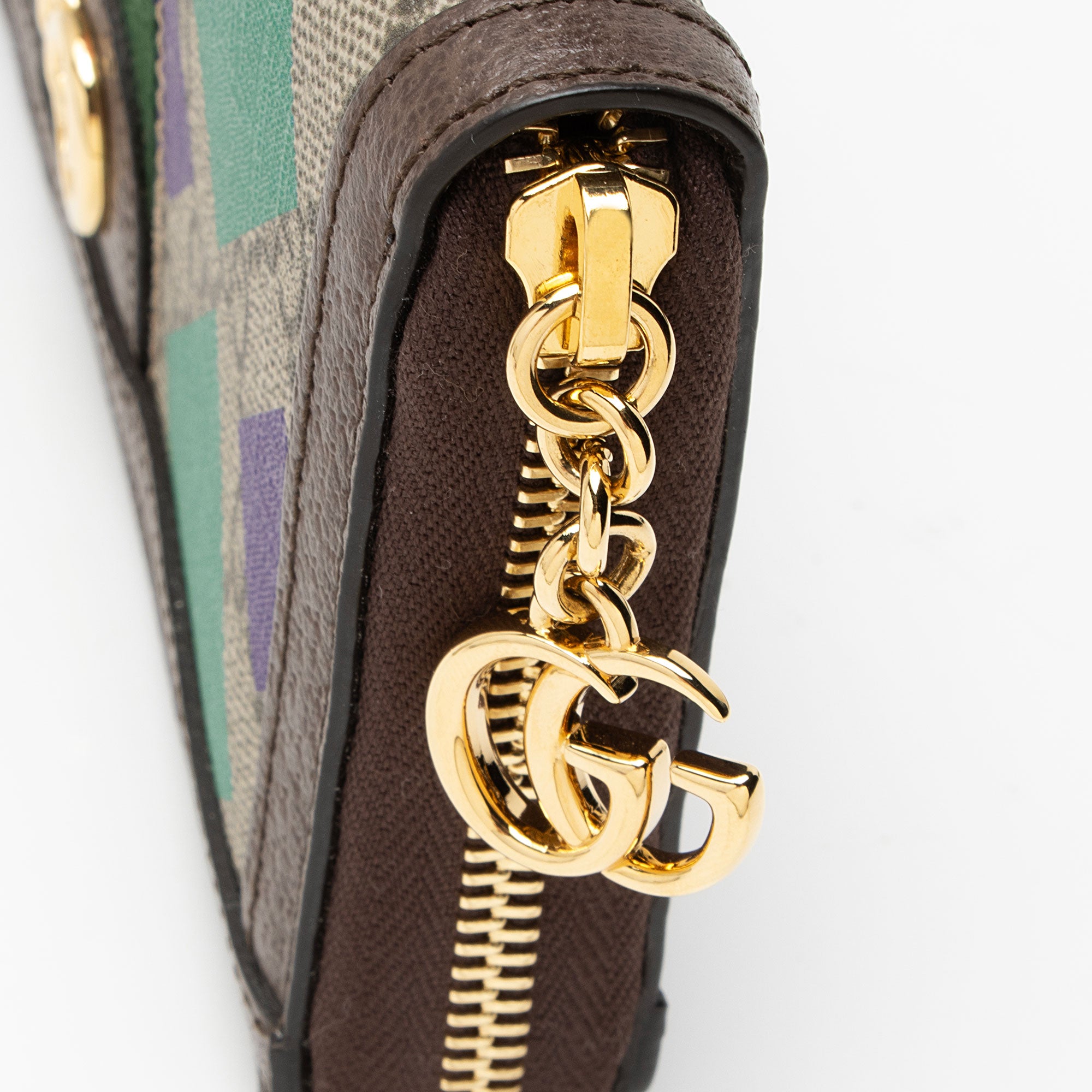 Gucci GG Supreme Centum Ophidia Zip Around Wallet