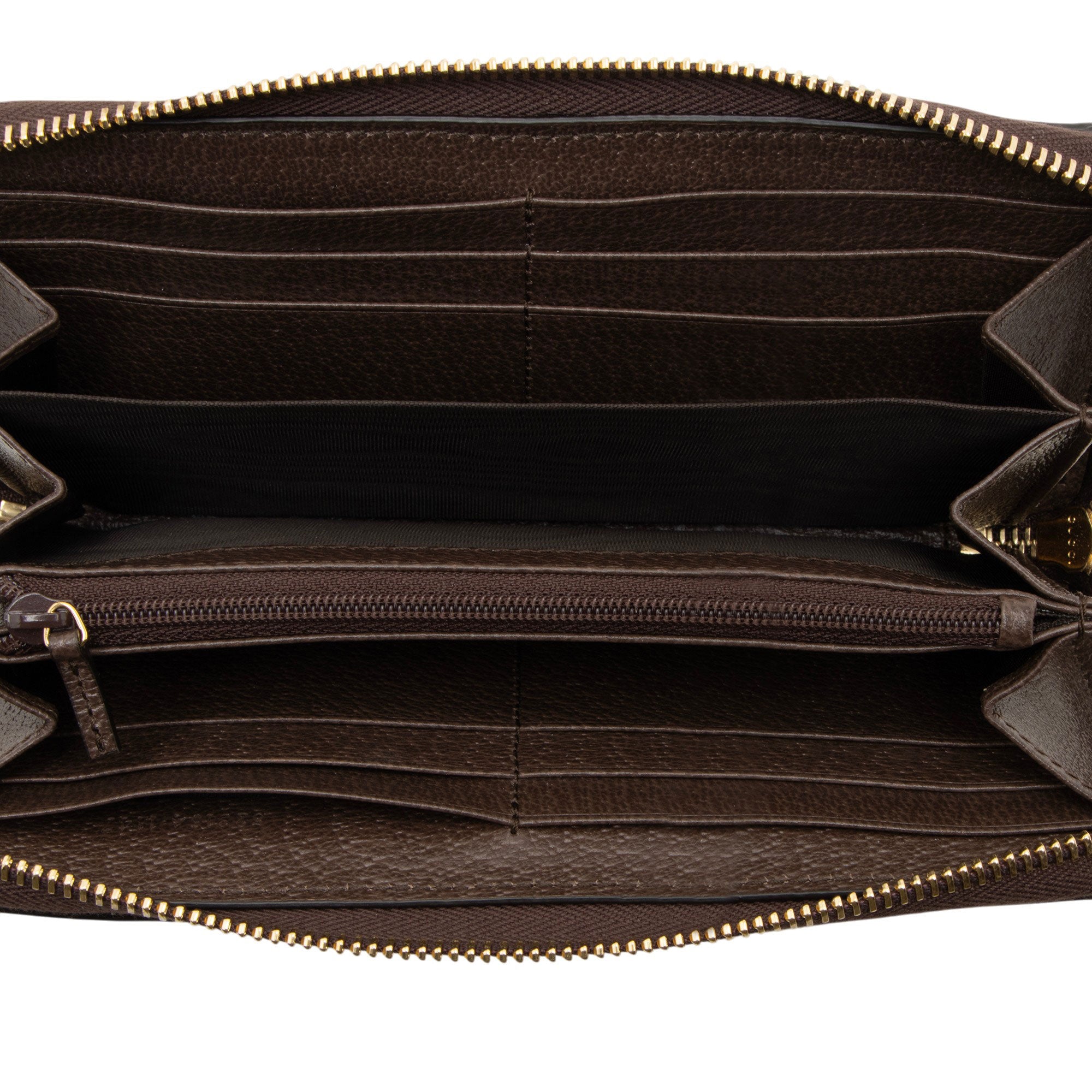 Gucci GG Supreme Centum Ophidia Zip Around Wallet