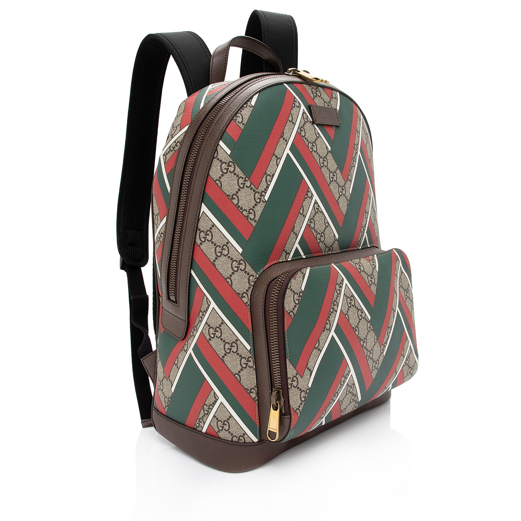 Gucci GG Supreme Chevron Medium Day Backpack (SHF-NG4dLJ)