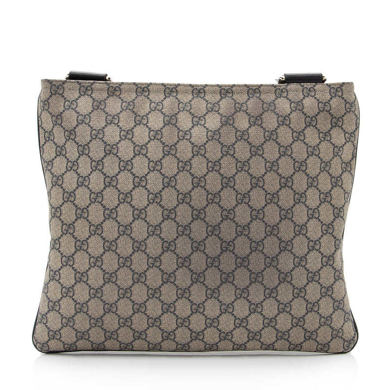 Gucci GG Supreme Classic Flat Medium Messenger Bag SHF rHNsr9 LuxeDH