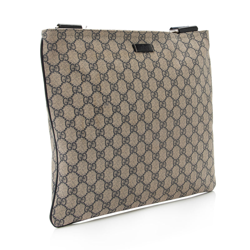 Gucci Nylon Monogram Small Flat Messenger Bag (SHF-uRak7p) – LuxeDH