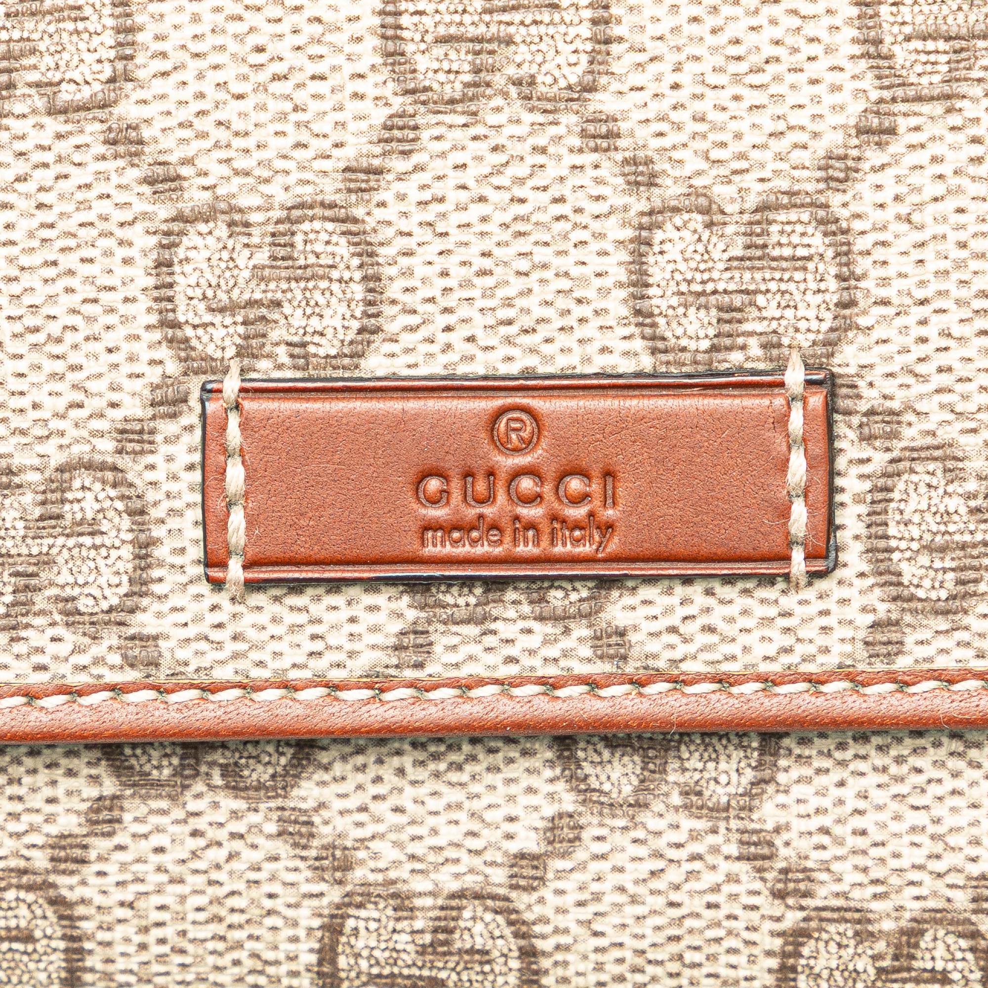 Gucci GG Supreme Continental Flap Wallet