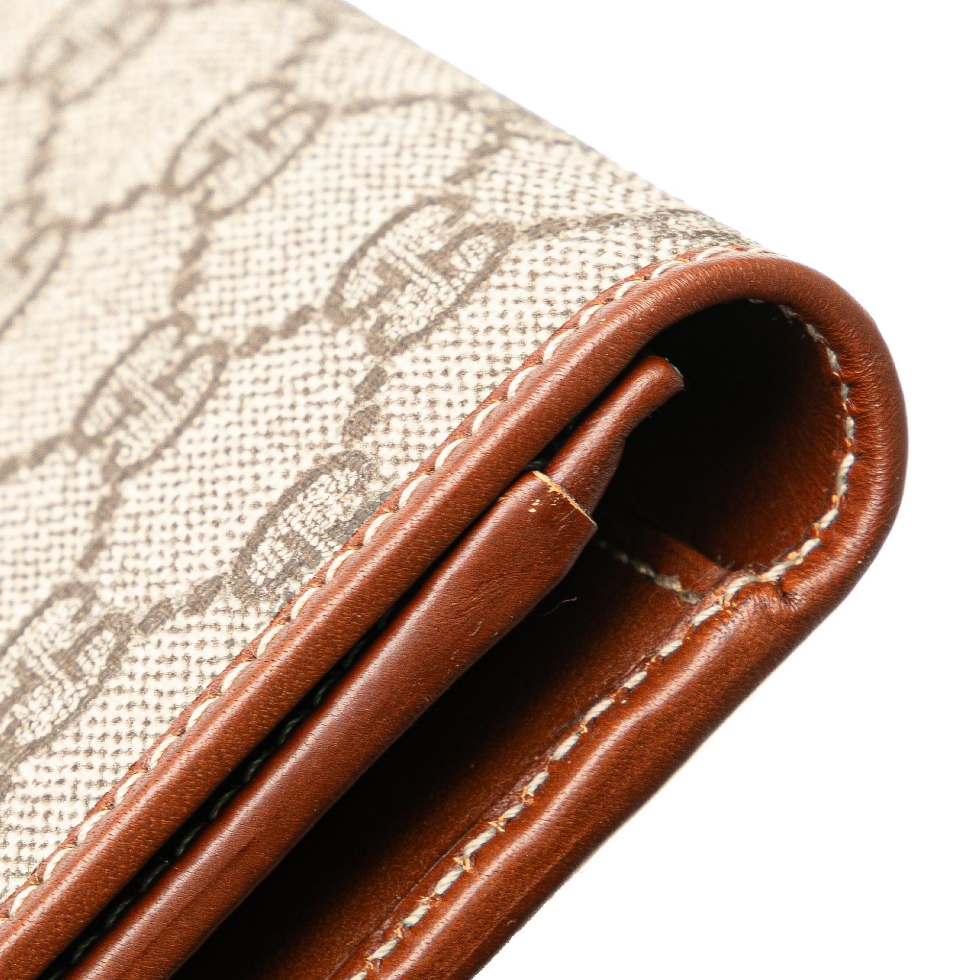 Gucci GG Supreme Continental Flap Wallet