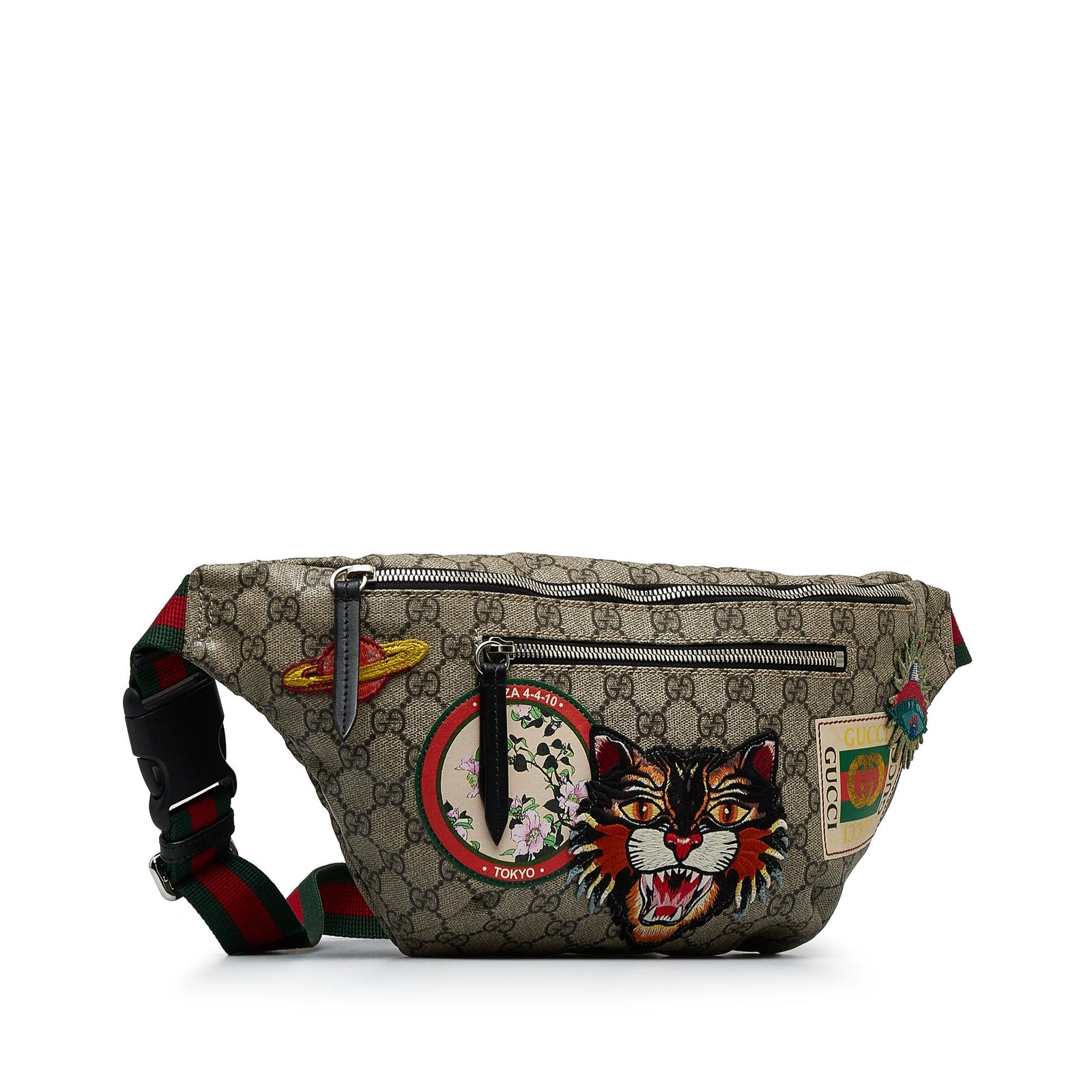 Gucci GG Supreme Courrier Belt Bag SHG EU3sQu LuxeDH