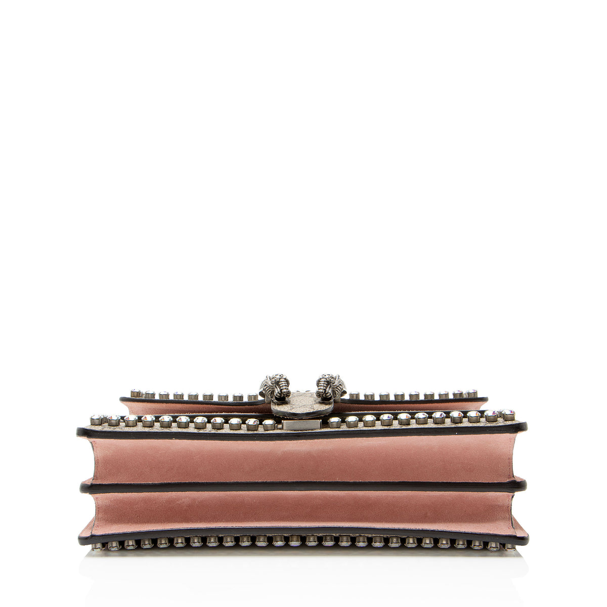 Gucci GG Supreme Crystal Studded Dionysus Medium Shoulder Bag