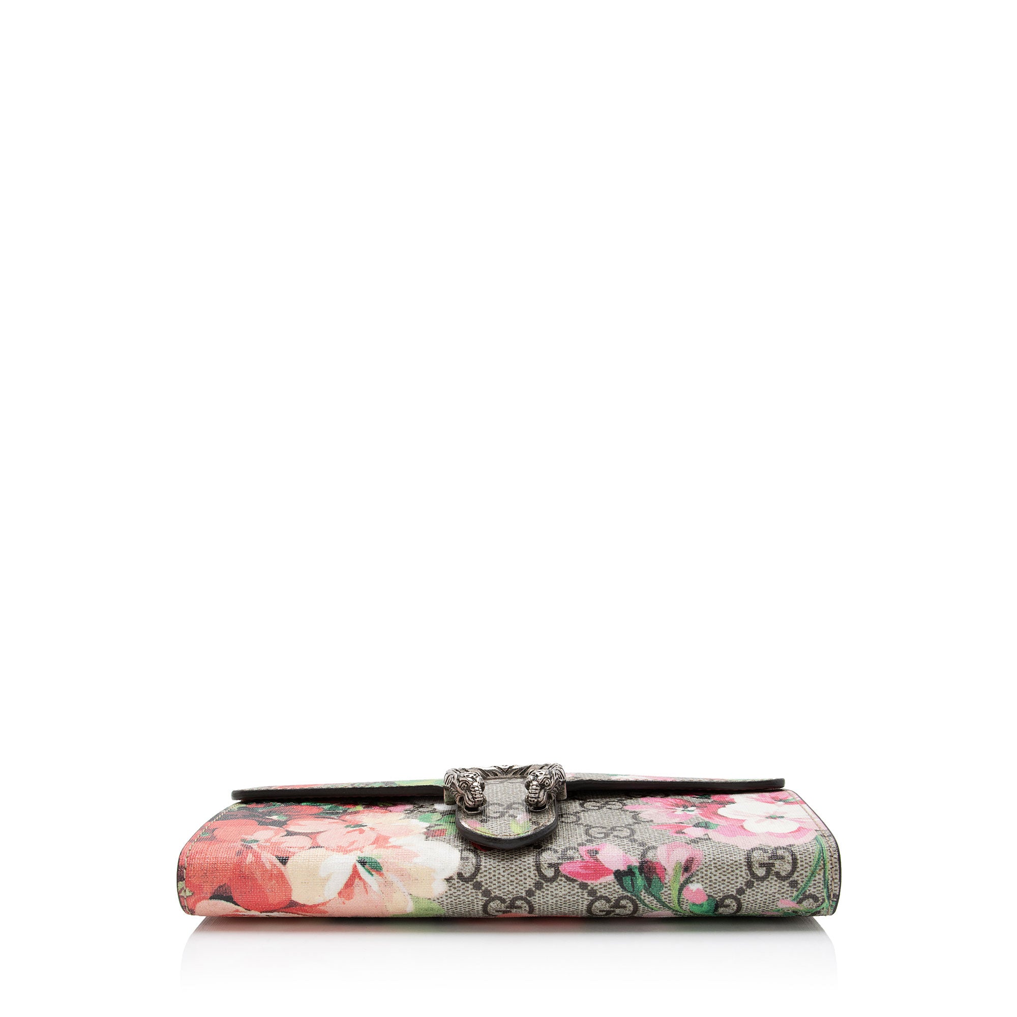 Gucci GG Supreme Blooms Dionysus Mini Wallet on Chain Bag (SHF-I8Vu9w)