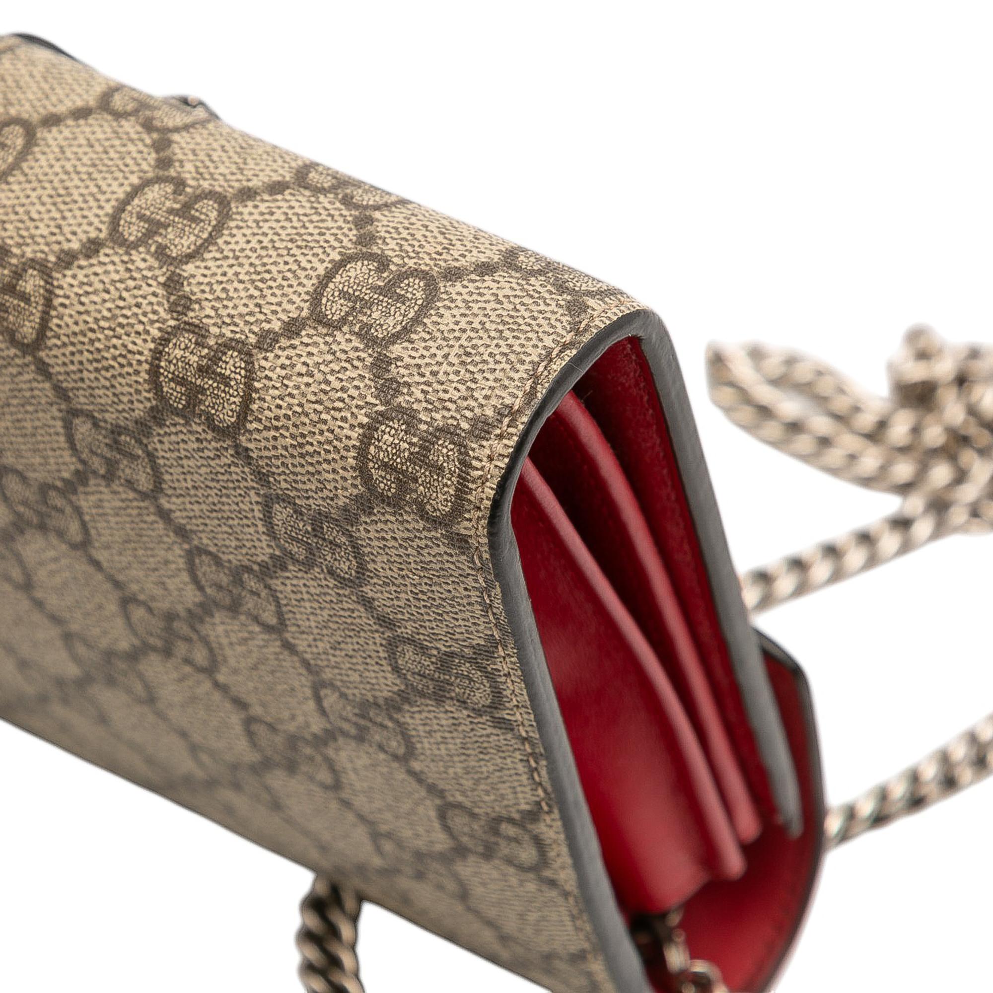 Gucci GG Supreme Dionysus Chain Wallet
