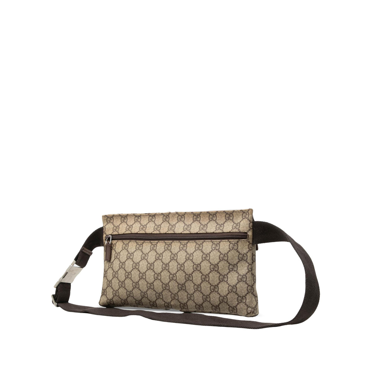 Gucci GG Supreme Double Pocket Belt Bag