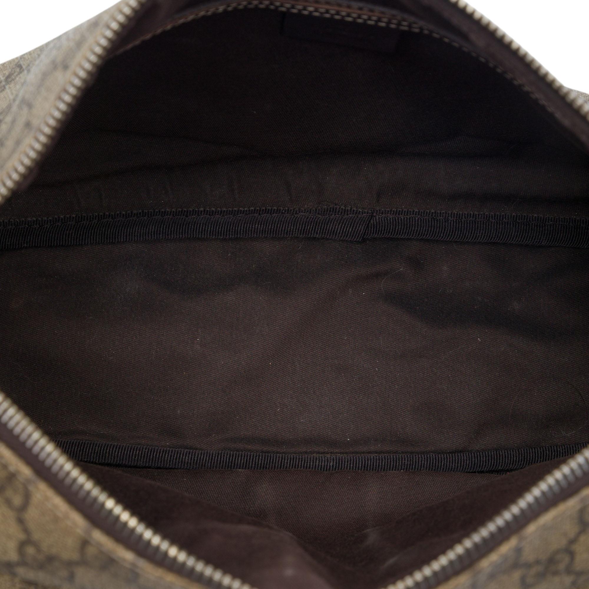 Gucci GG Supreme Double Pocket Crossbody