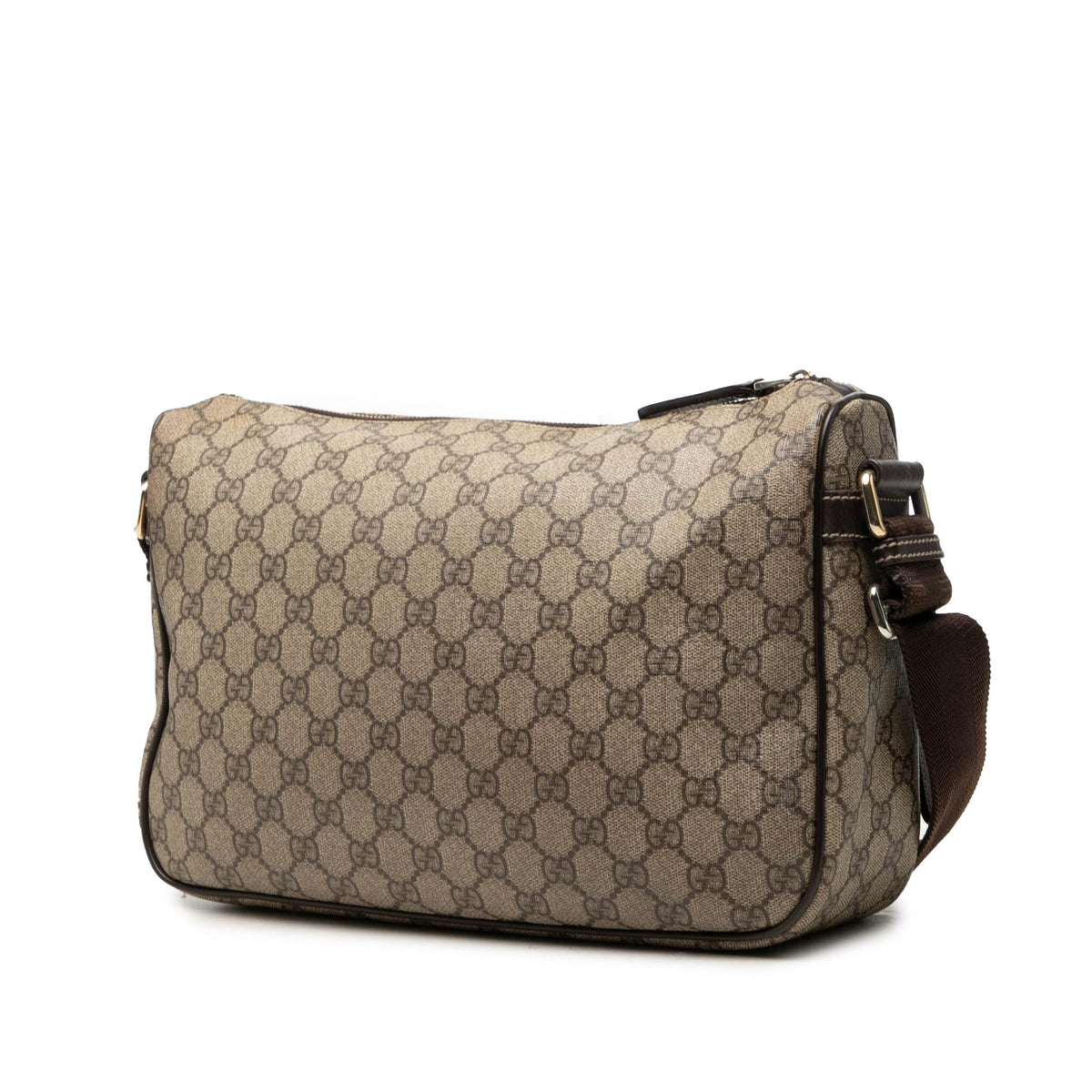 Gucci GG Supreme Double Pocket Crossbody