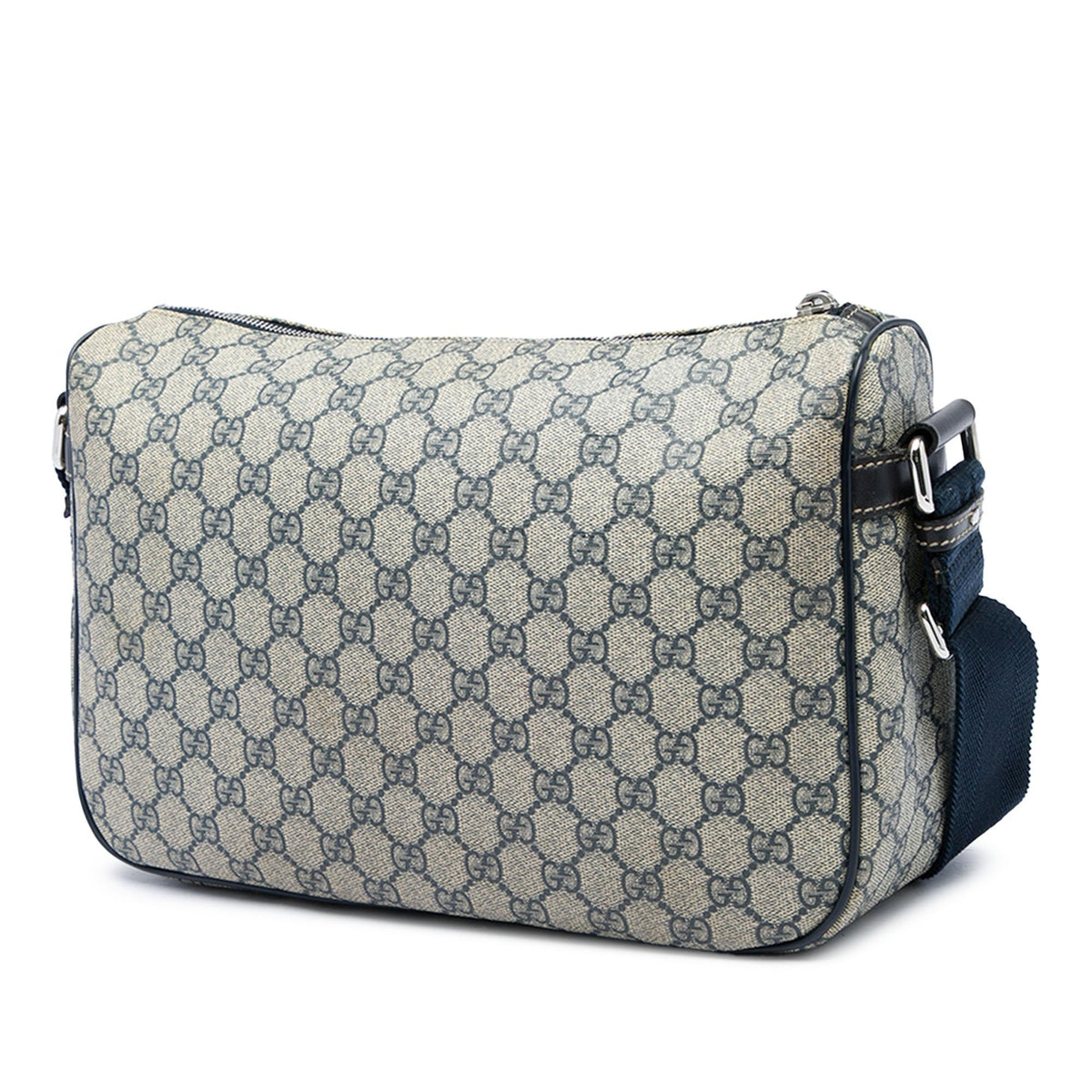 Gucci GG Supreme Double Pocket Crossbody