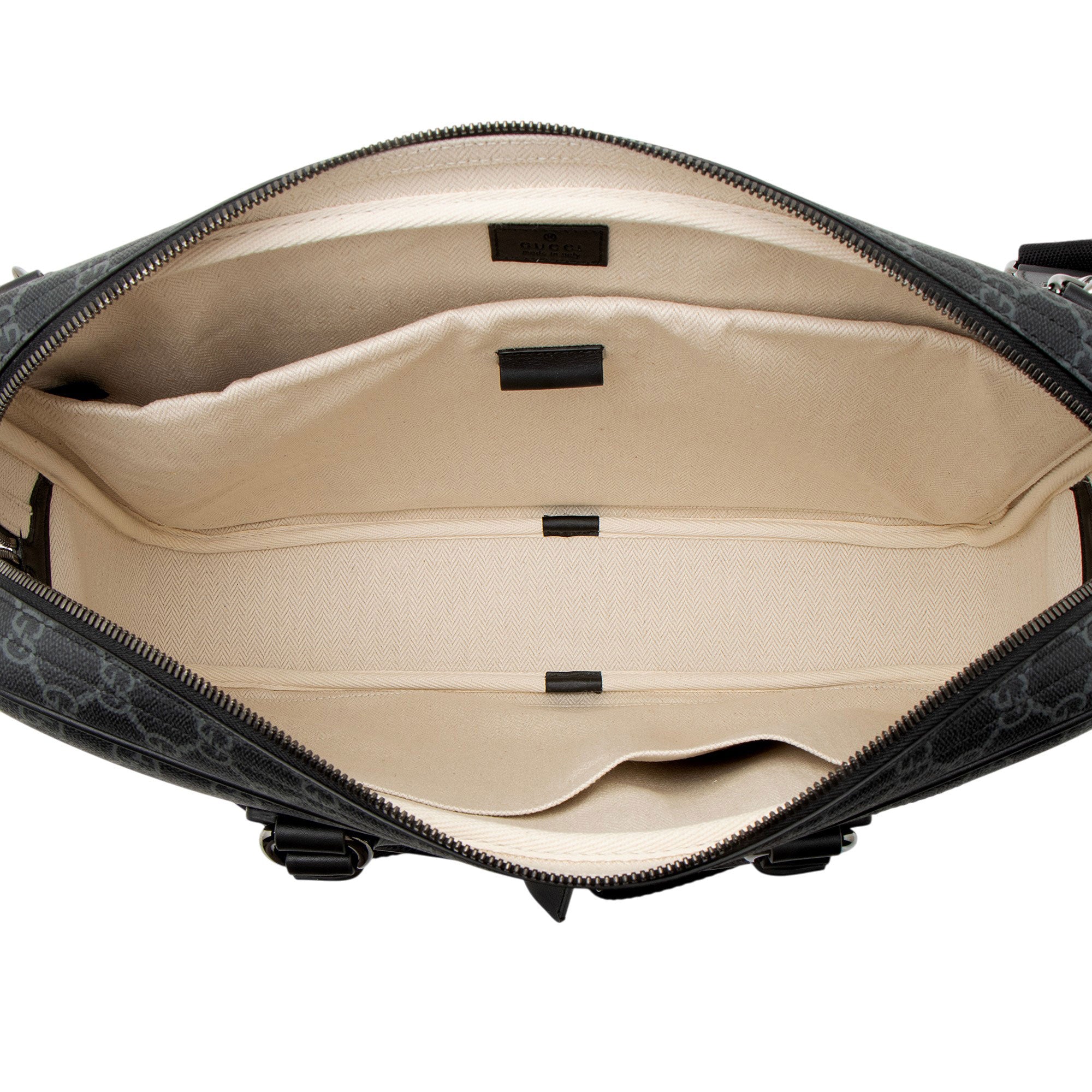 Gucci GG Supreme Emblem Briefcase