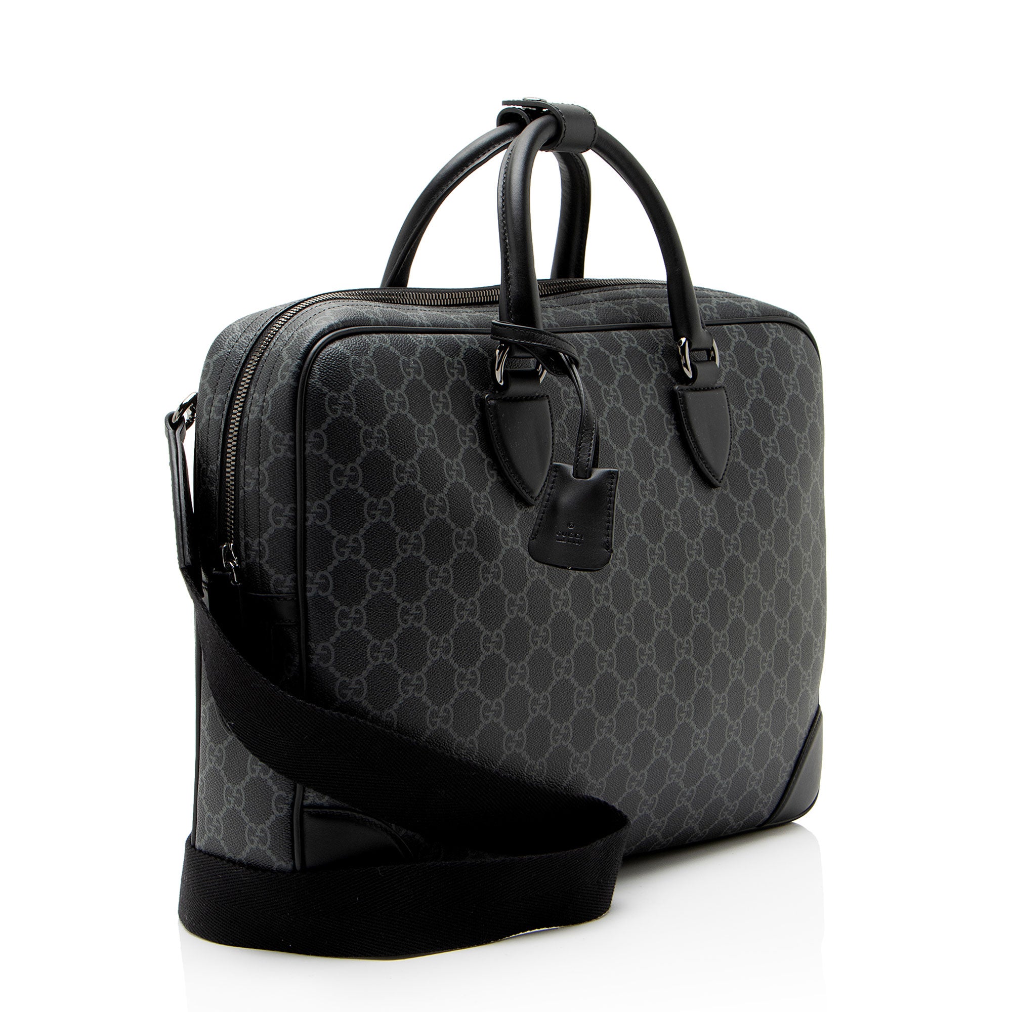 Gucci GG Supreme Emblem Briefcase