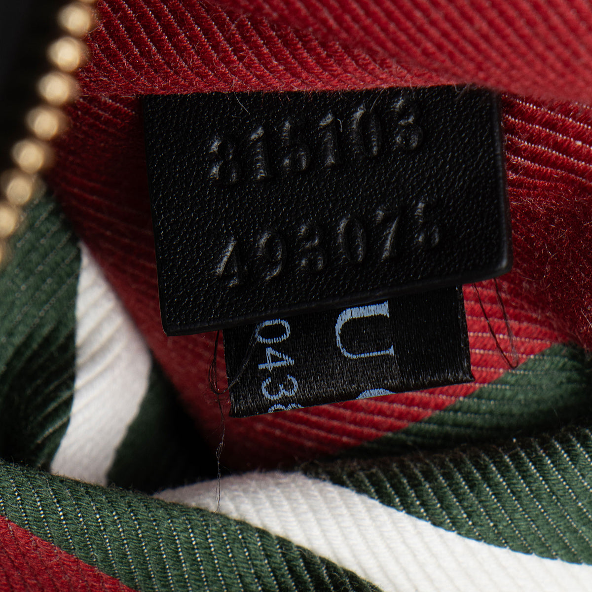 Gucci GG Supreme Emblem Medium Bucket Bag
