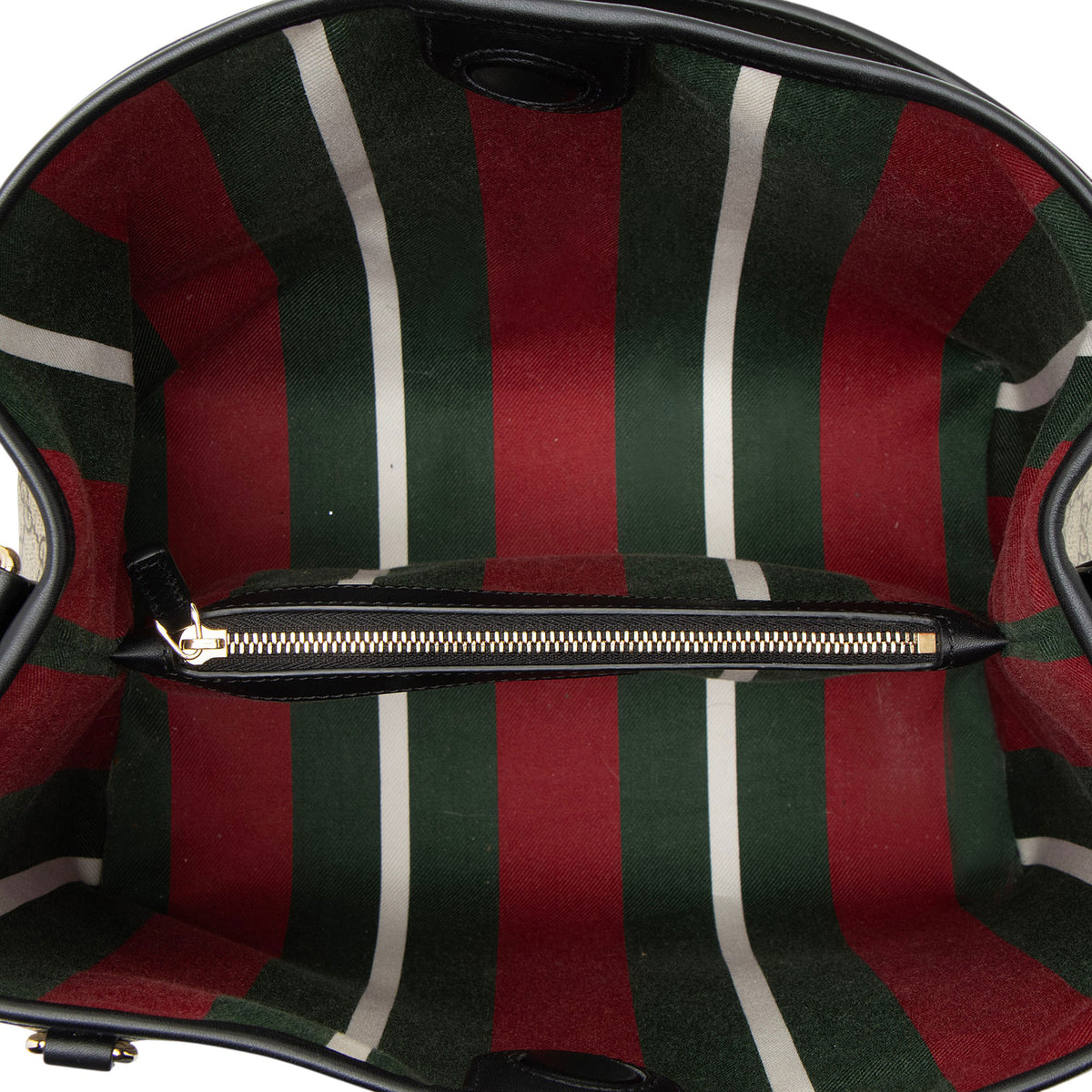 Gucci GG Supreme Emblem Medium Bucket Bag