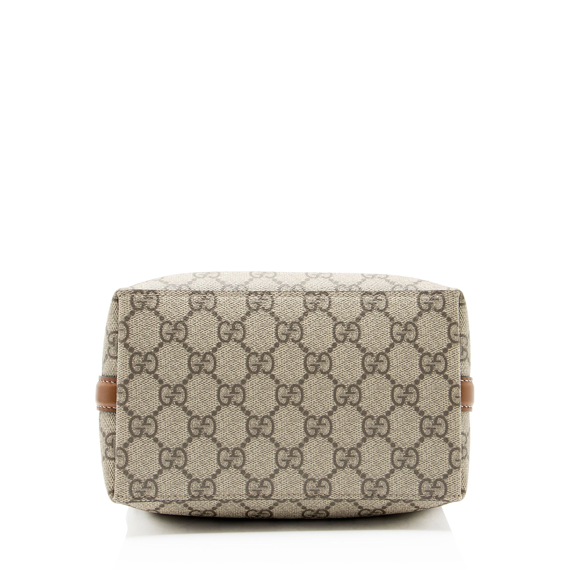Gucci GG Supreme Emblem Small Bucket Bag